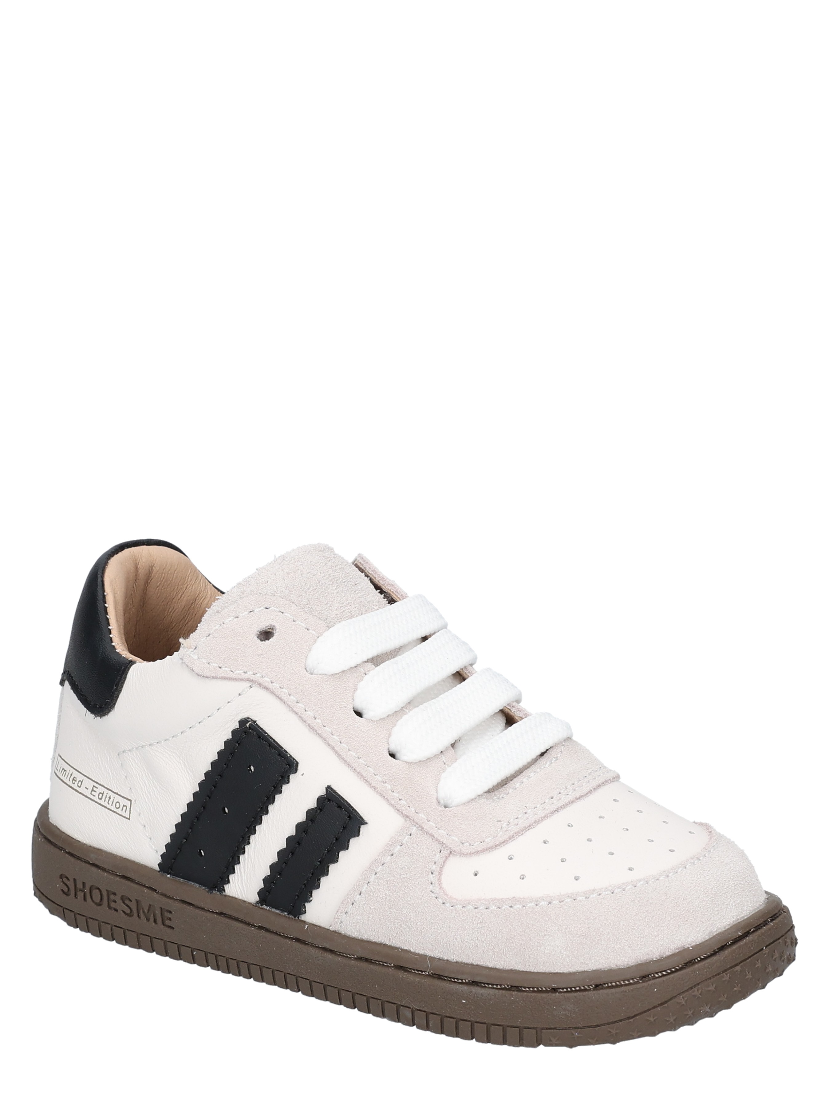 kinderschoen, sportschoen, witte schoen, l speciale edition, lakken geblokte bandjes