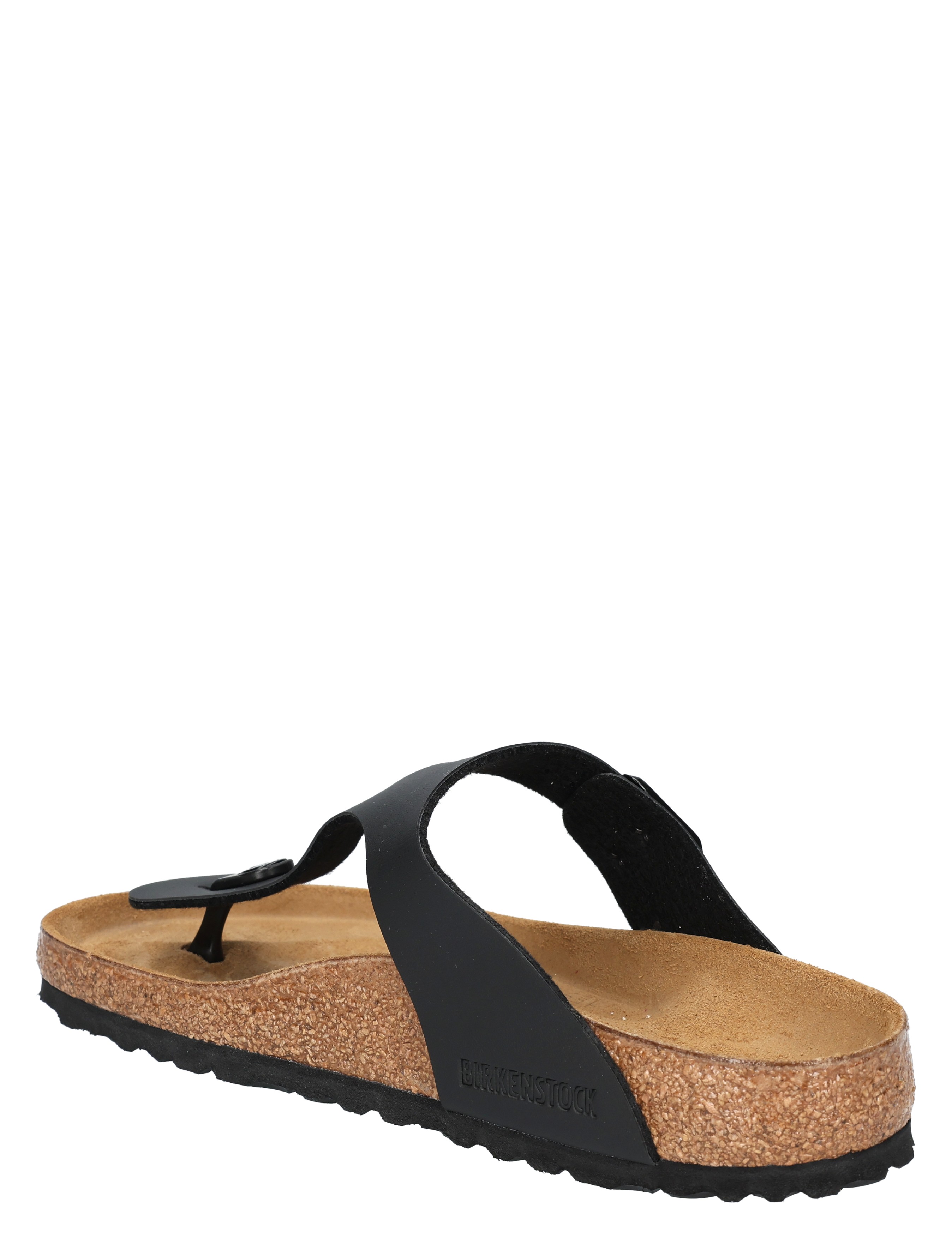 Birkenstock - Gizeh Women Birko Flor Black Regular - Dames - Slippers - 49779_11_5