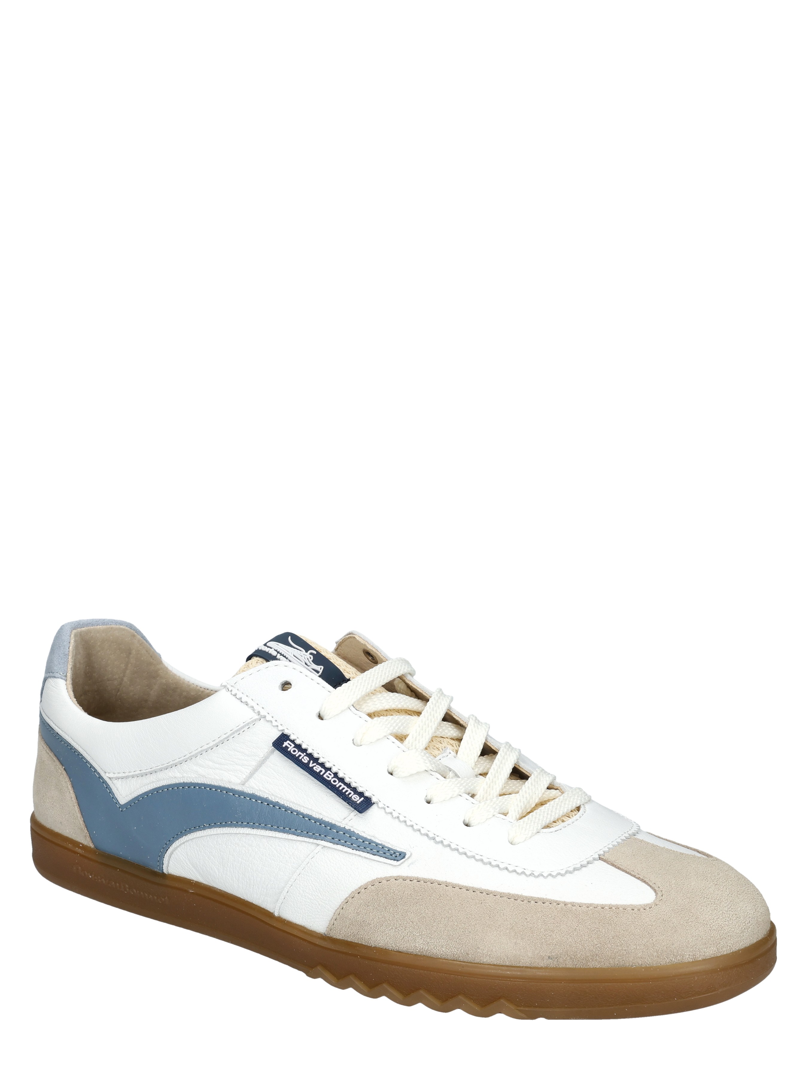 Floris van Bommel - De Zaler 10224 60-05 White Blue G+ Wijdte - Heren - Lage Sneakers - Sneakers - 50668_83_3
