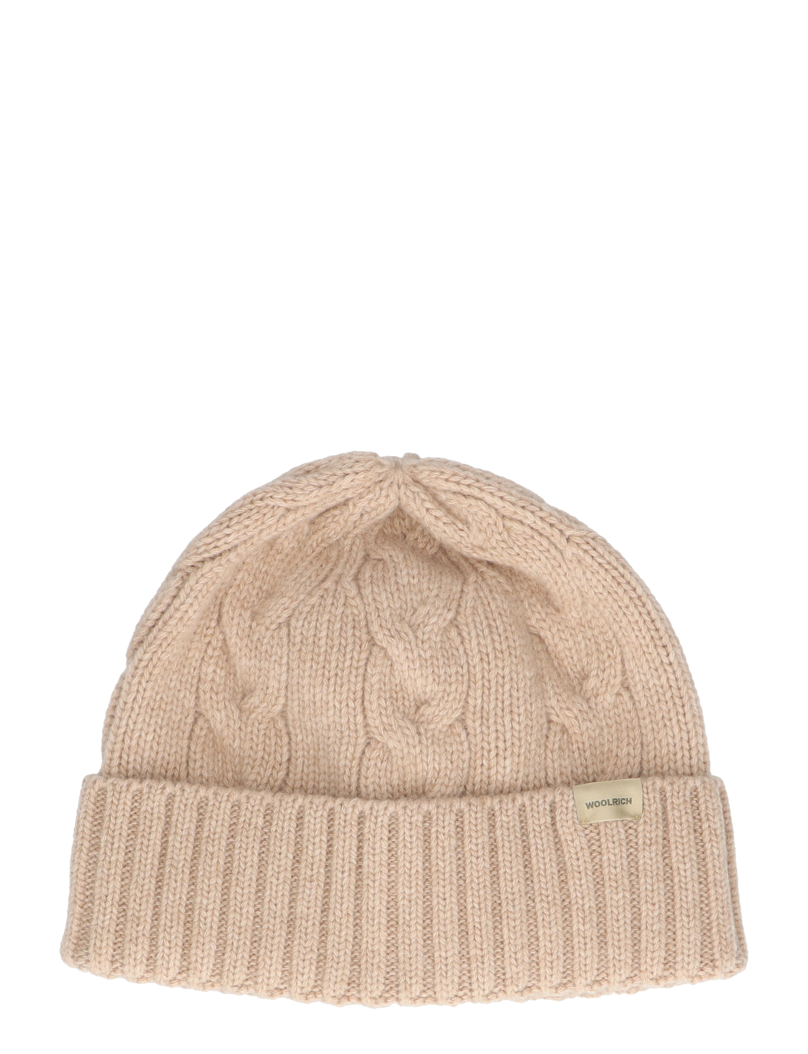 Woolrich - Cable Beanie 8925 Feather Beige - Dames - Mutsen - 48313_07_1