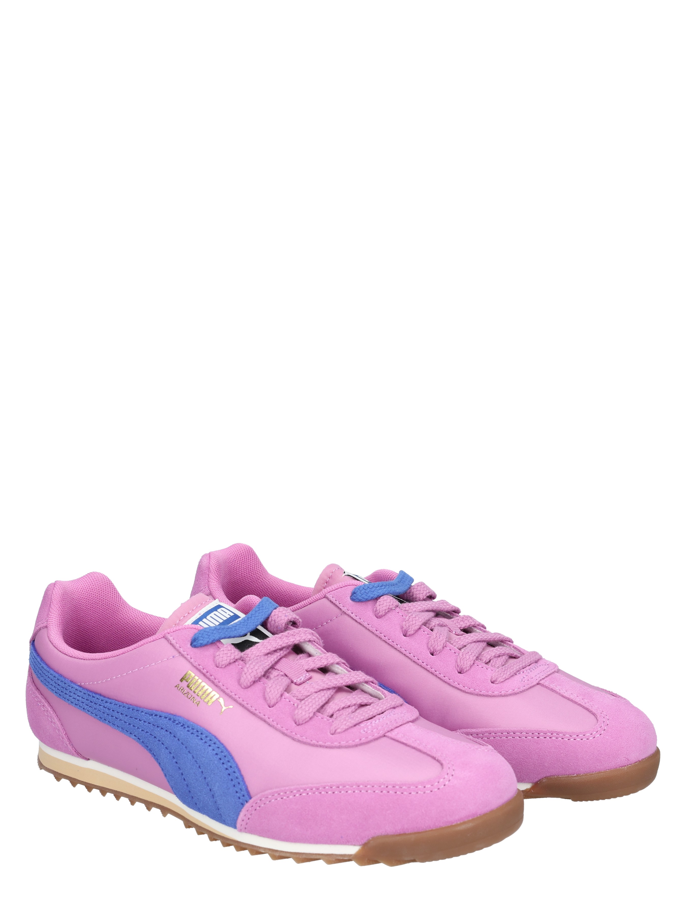 sneakers, roze, blauw accent, gumzool, design