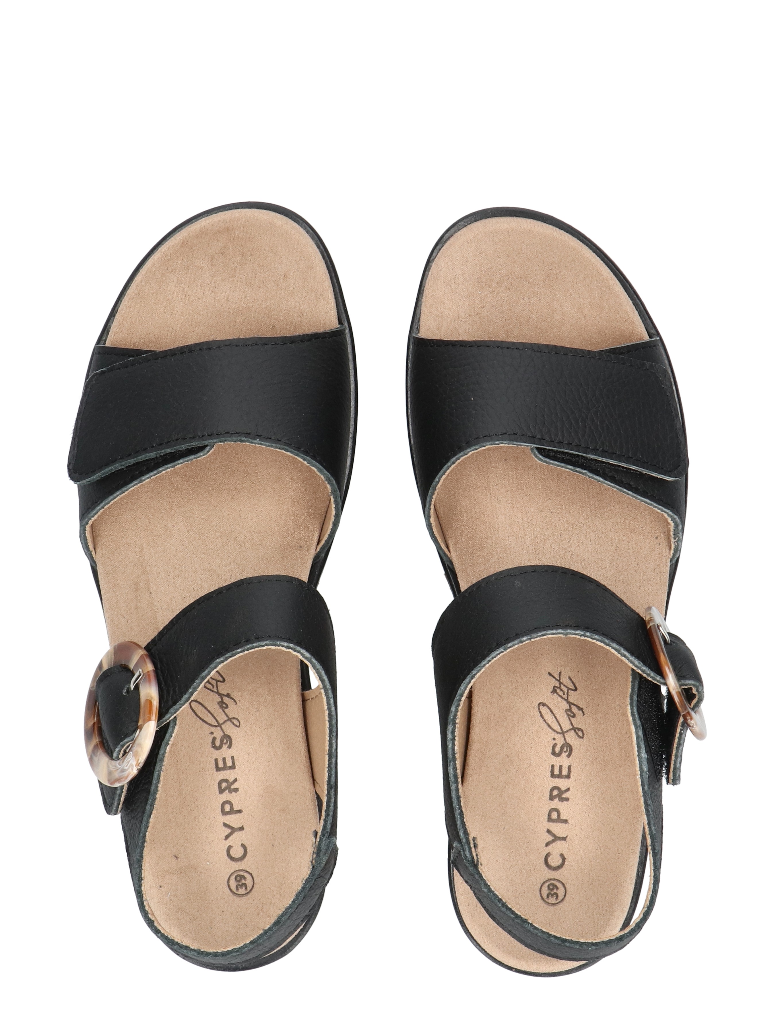 Cypres Soft - Wanda 2615615 1580 Black Floater 508 - Dames - Sandalen - 50850_11_7