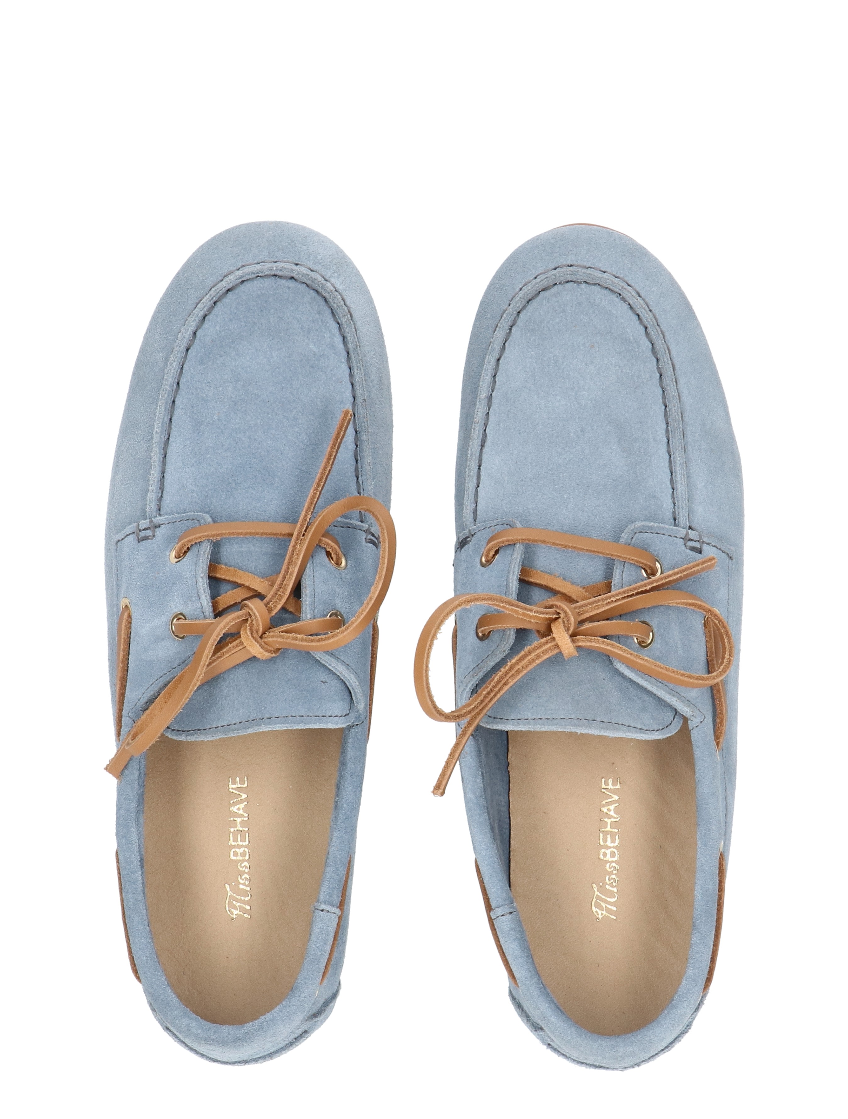 Miss Behave - Xanthi 1U Light Blue - Dames - Veterschoenen - Casual Veterschoenen - 51274_33_7