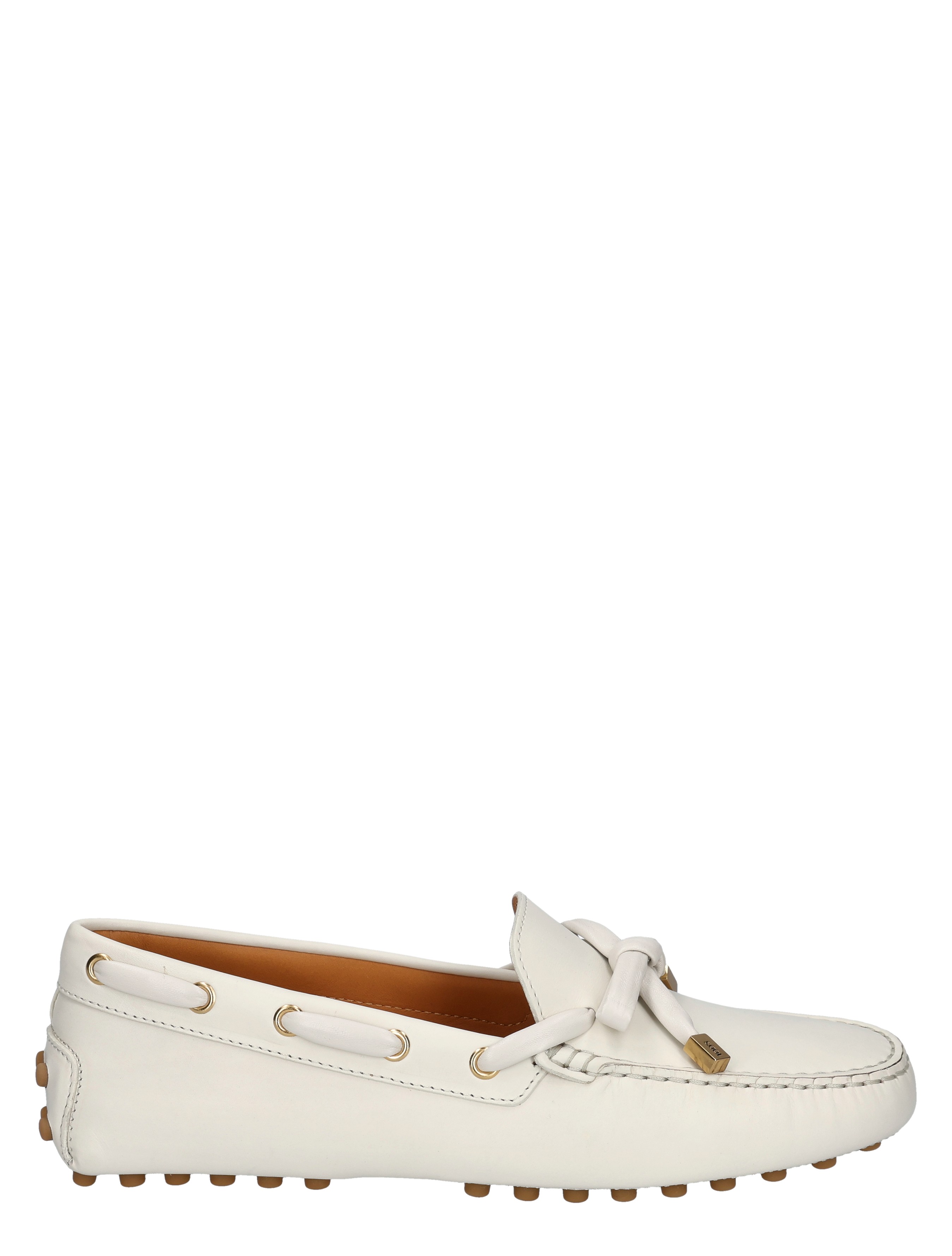 Tods - Gommino in Leather B015 White - Dames - Loafers - 49662_88_1