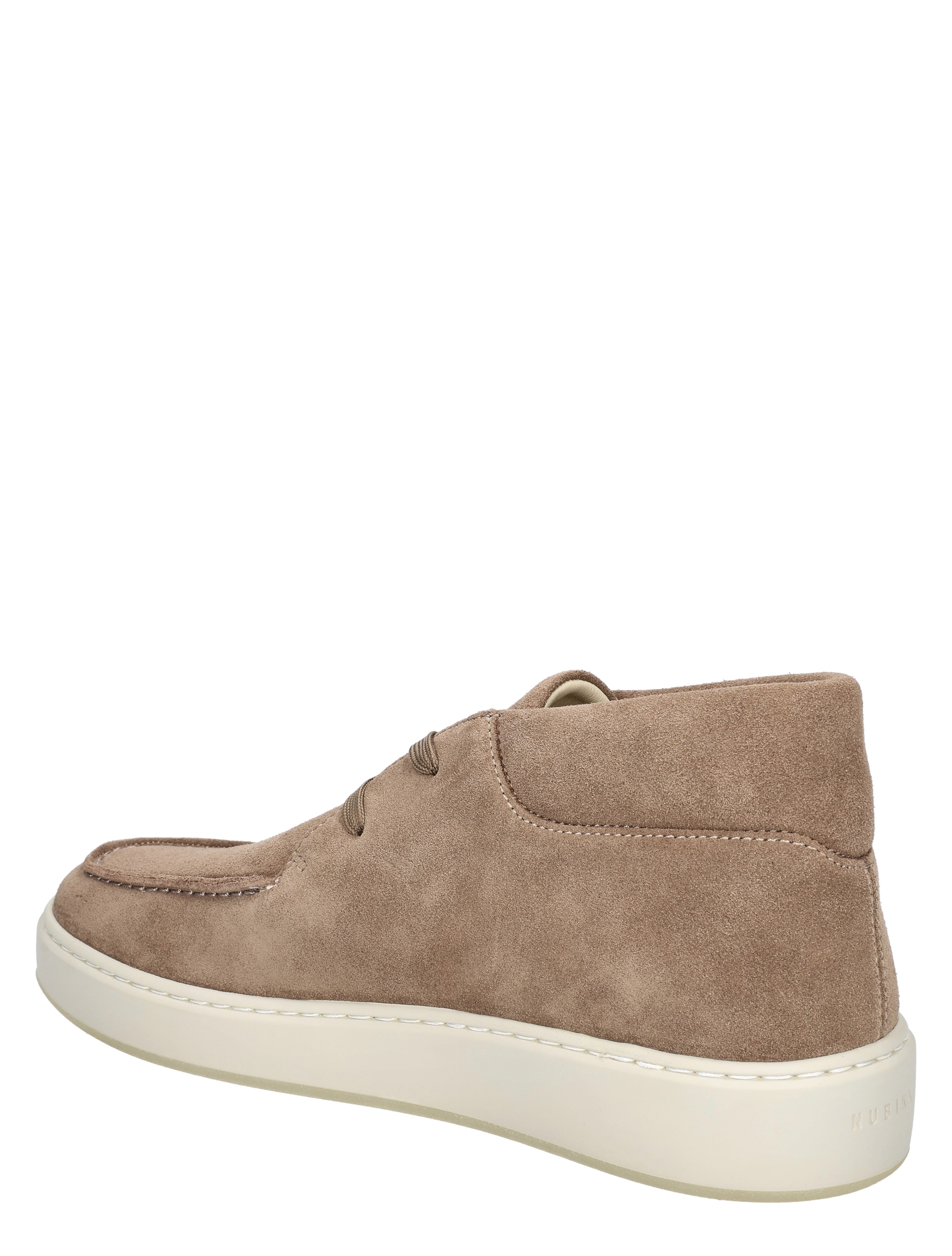 boot, ankleboot, suede, beige, crepe sole