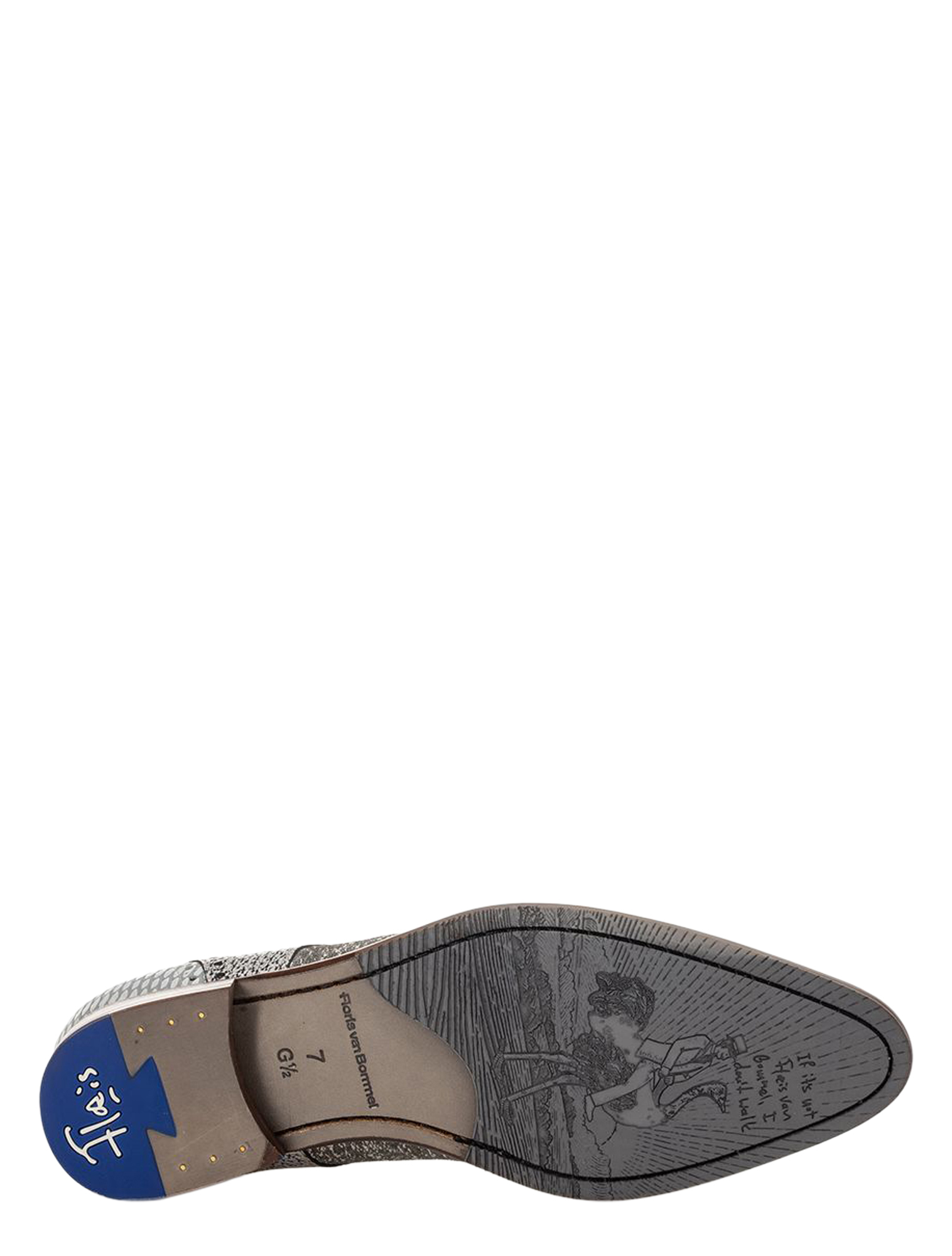 Floris van Bommel - De Stapper 30361 39.63 Grey G+Wijdte - Heren - Veterschoenen - Nette Veterschoenen - 51460_99_5