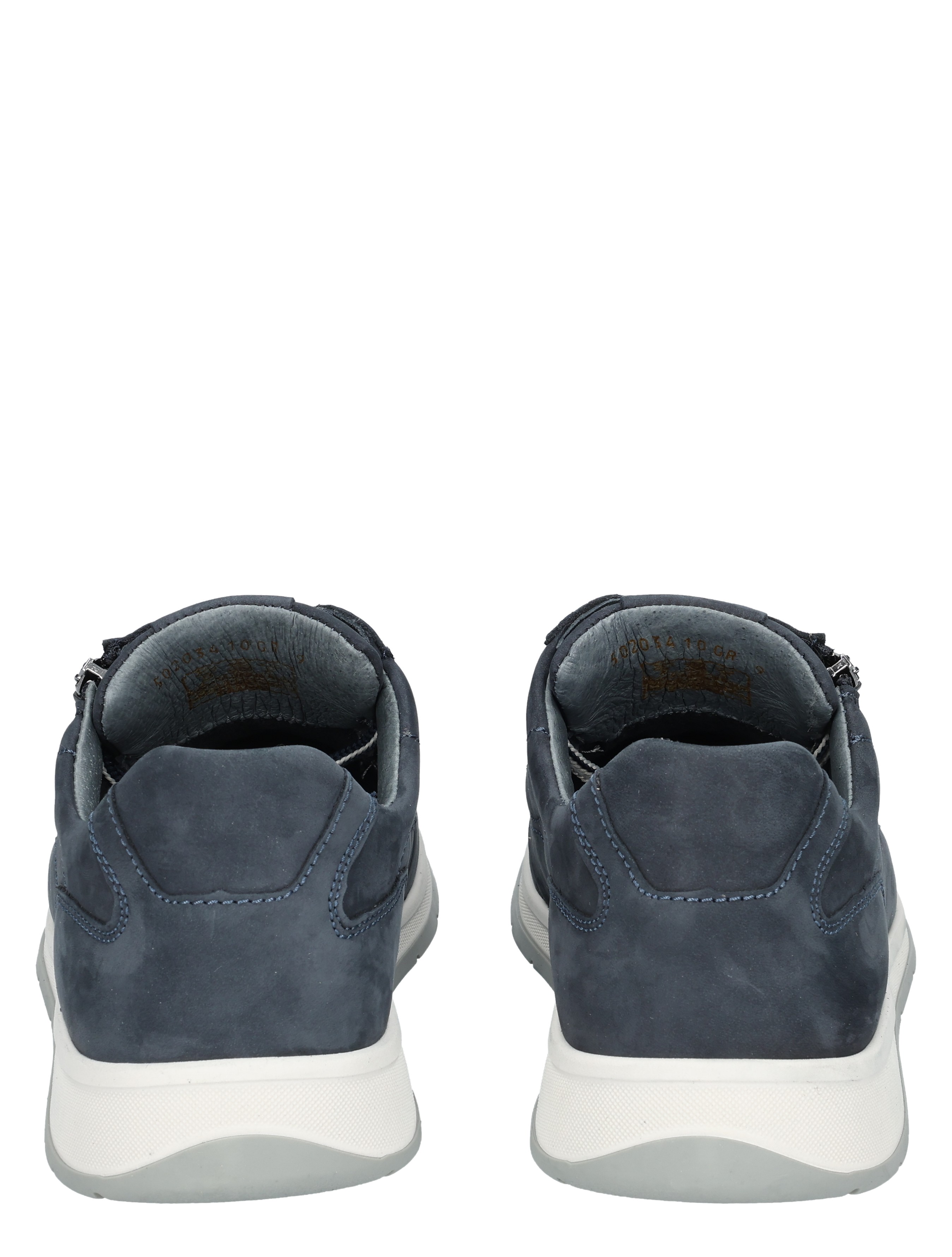sneaker, hoge wanten, blau, lederlook, zoolo
