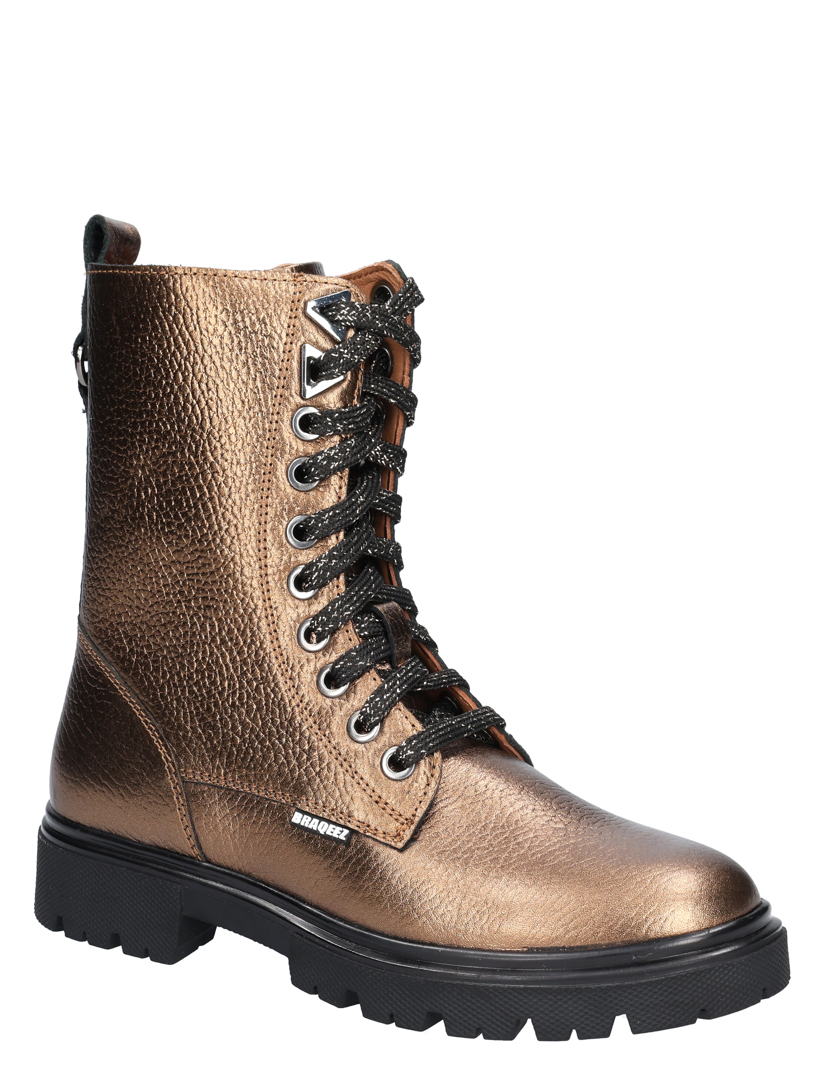 Braqeez - Mave Moxie Bronze - Meisjes - Veter Boots - Boots - 49452_53_3