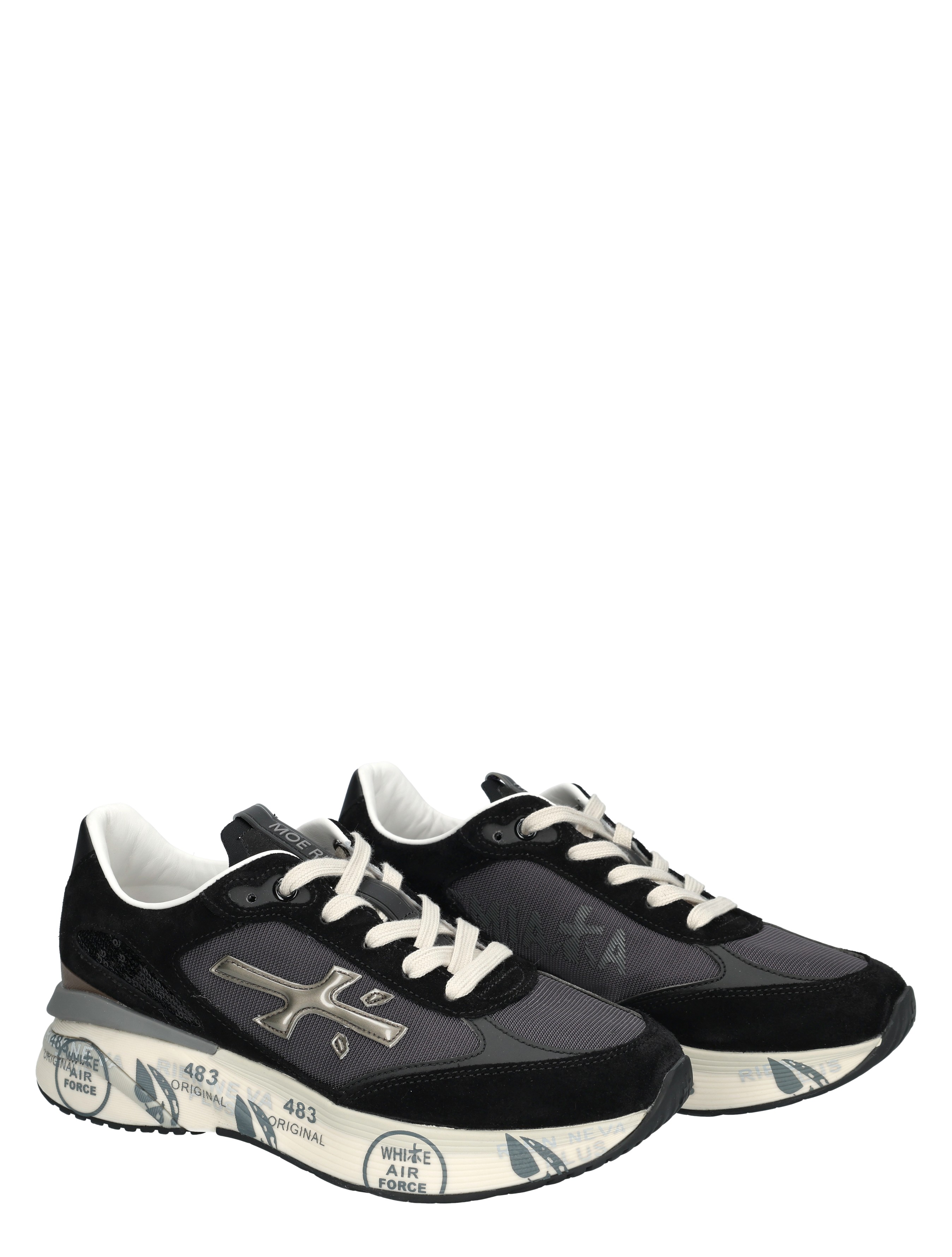 Premiata - Moerun Women 8304 Black - Sneakers - Dames - Lage Sneakers - 50186_11_5