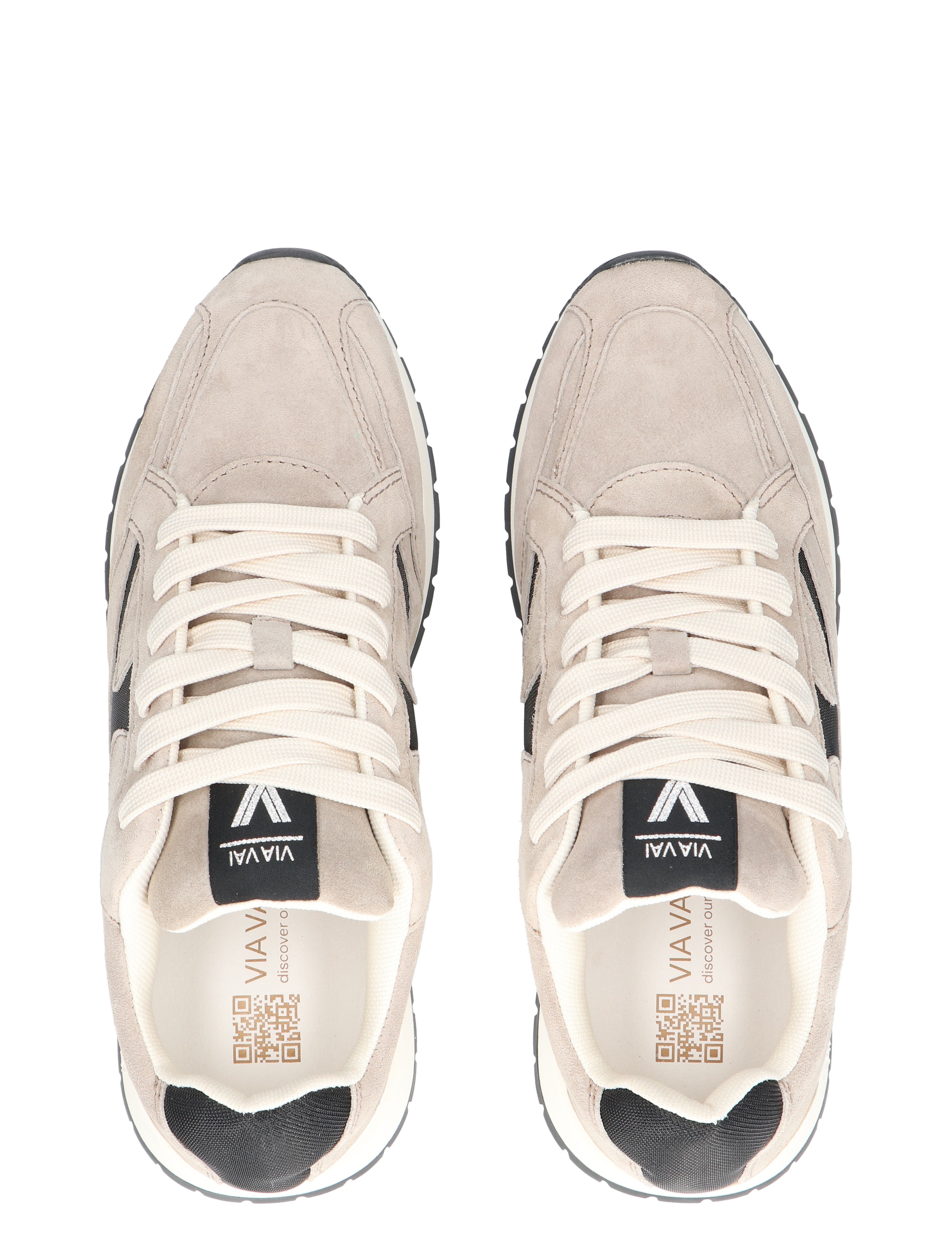 VIA VAI - Usher Riggs 62343 01-204 Beige - Sneakers - Dames - Lage Sneakers - 49328_77_7