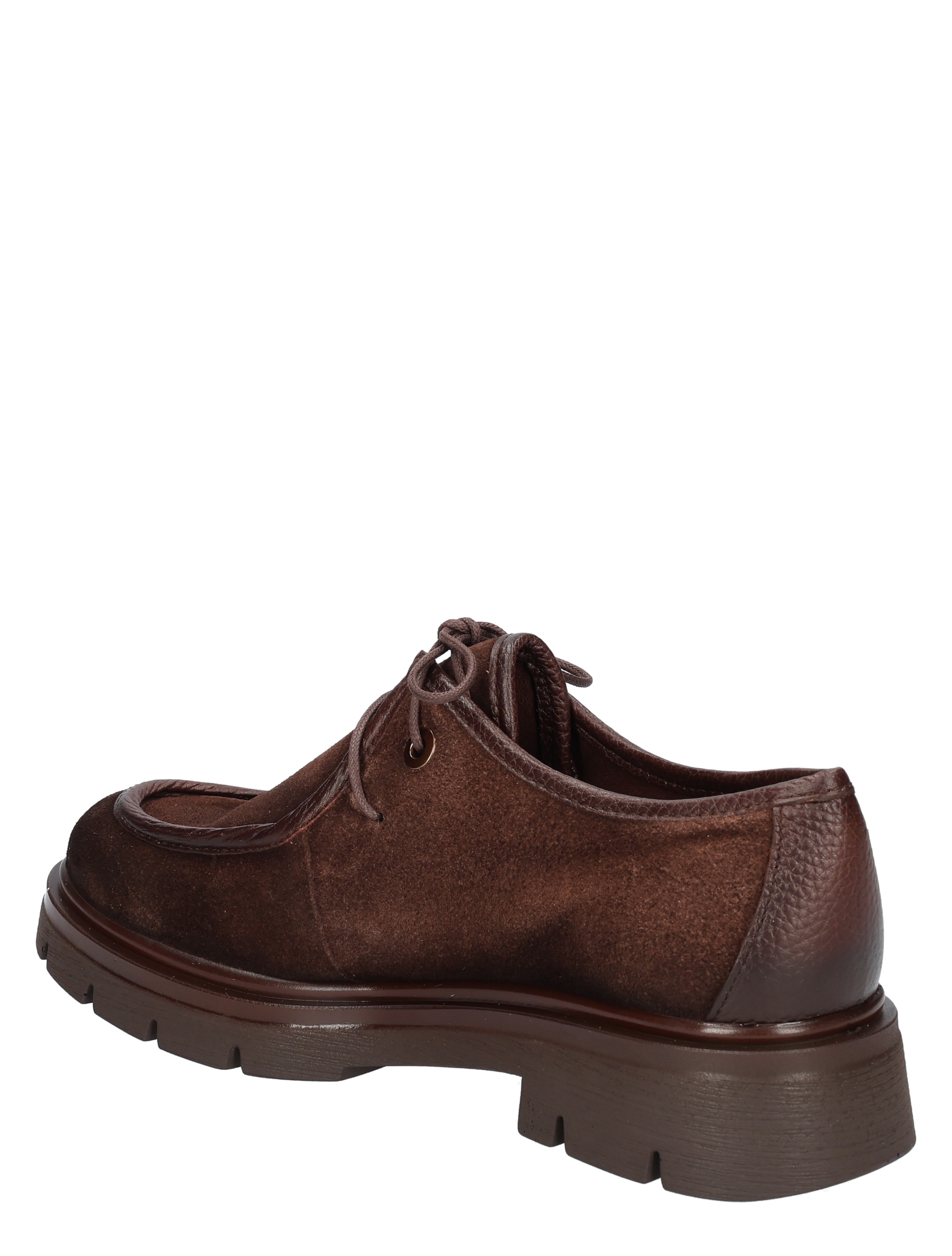 hakken, bruine kleur, leren, luxe casual, veterschoenen