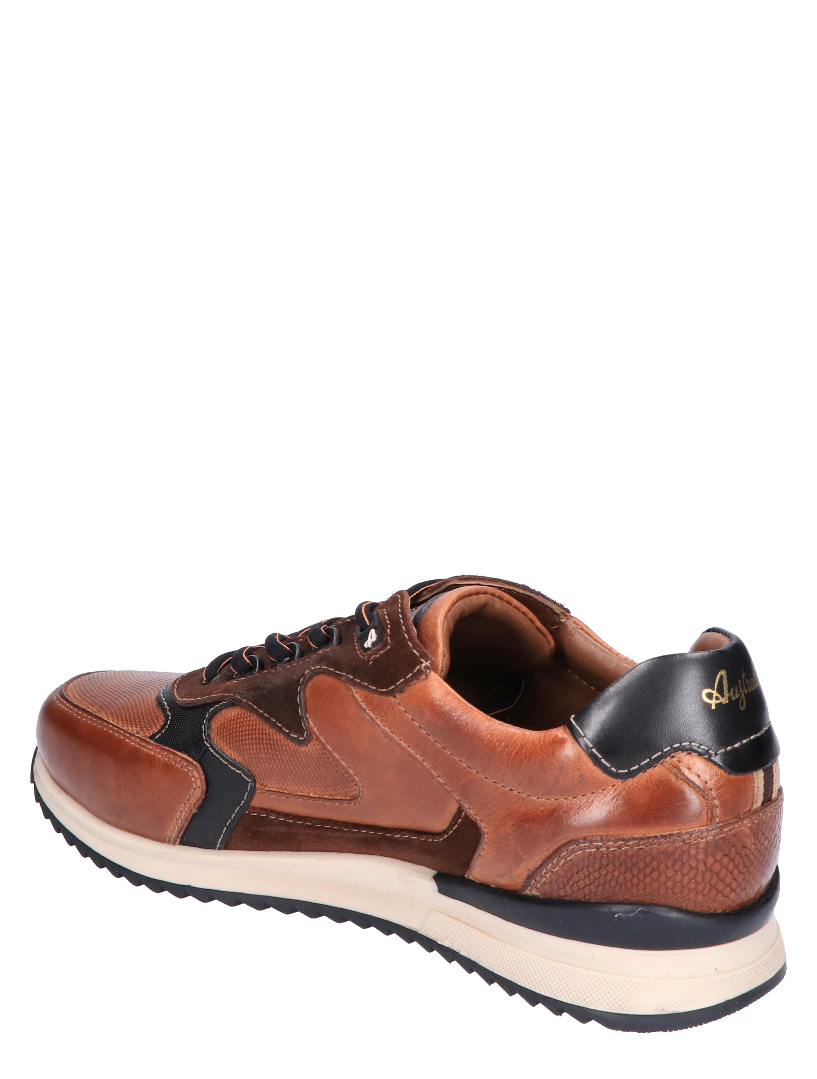 Australian - Bakersville Cognac Black G-Wijdte - Heren - Veterschoenen - Casual Veterschoenen - 45808_02_4