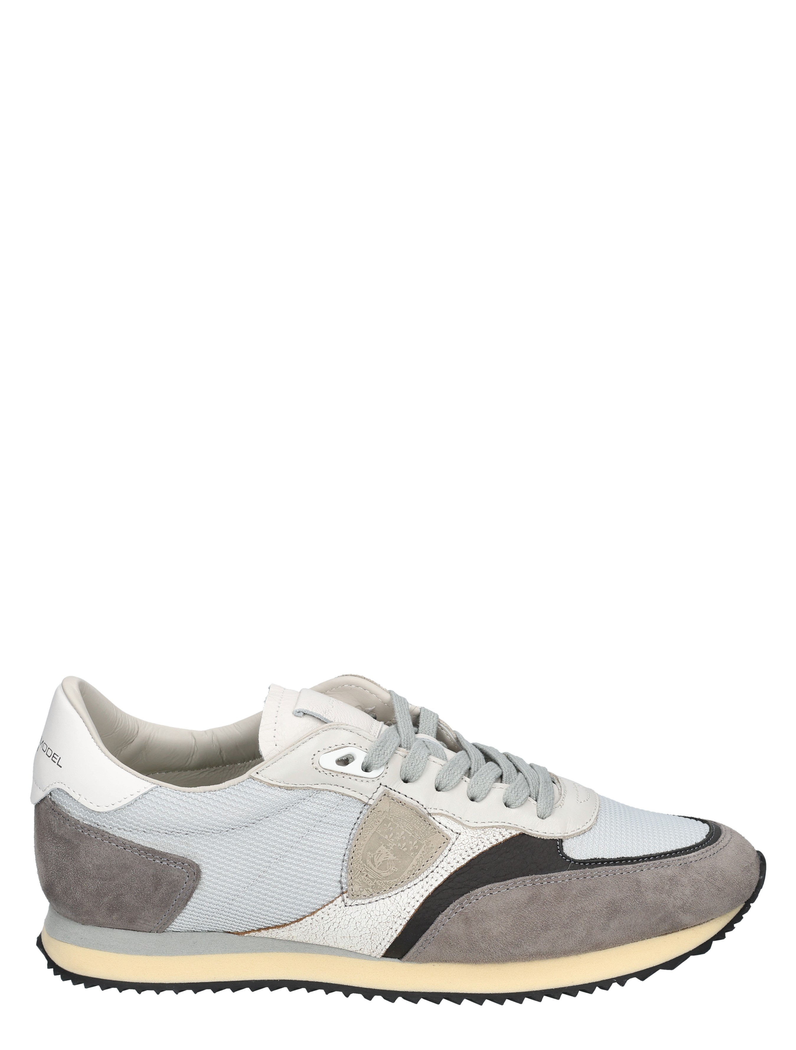 Philippe Model - BVLU Blville Low Man W003 Mondial Gris - Heren - Lage Sneakers - Sneakers - 49967_99_1