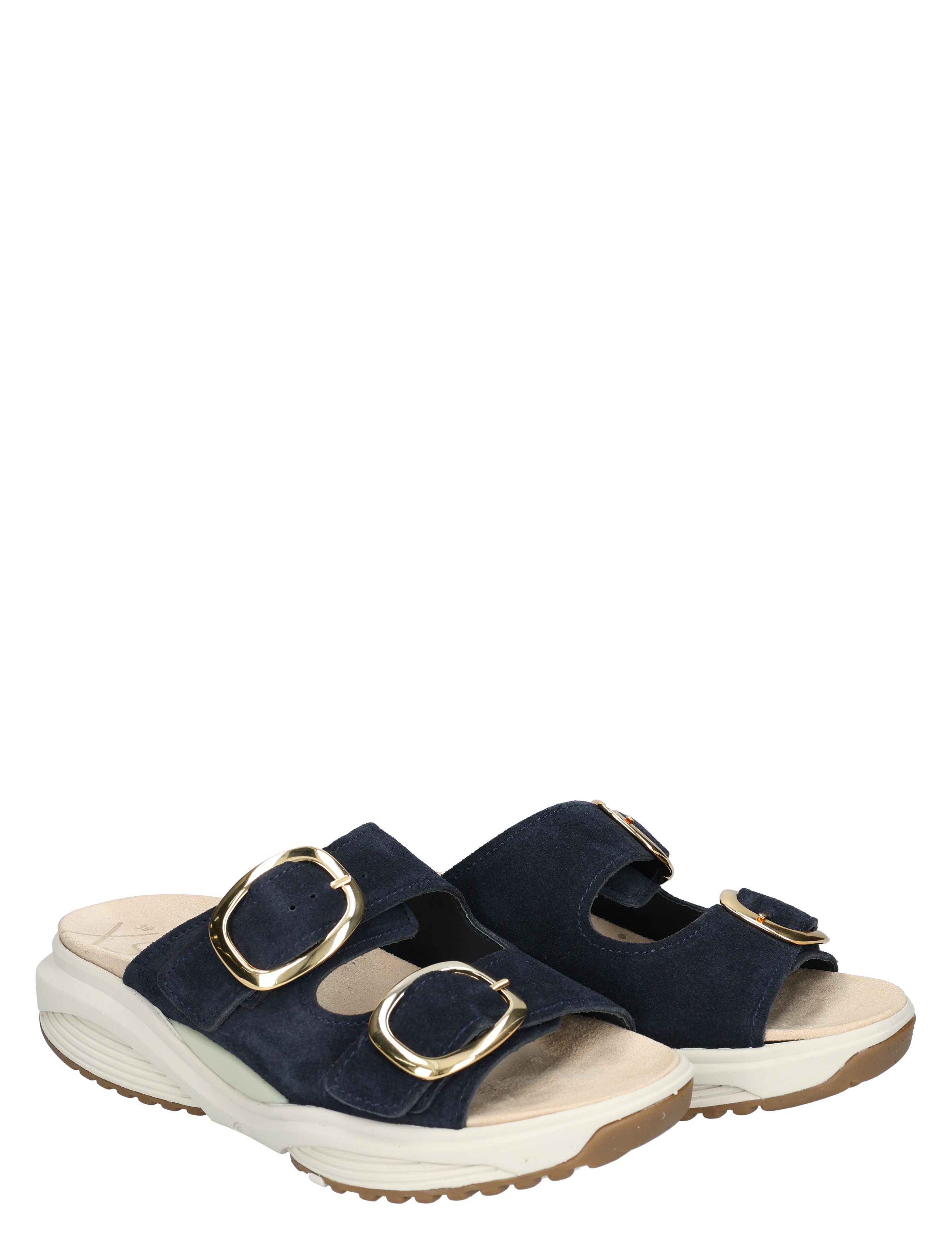 Xsensible - 30322.5 Mykonos 220 Navy H-Wijdte - Dames - Slippers - 50414_33_5