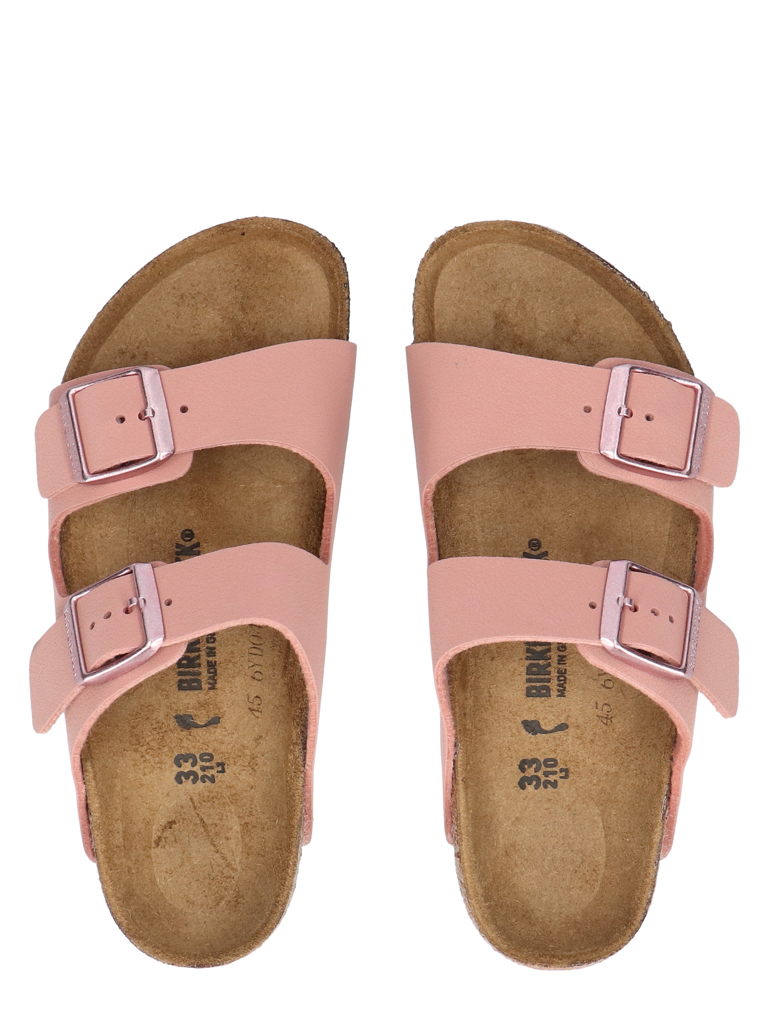 Birkenstock - Arizona Kids Birko Flor Pink Clay Narrow - Meisjes - Slippers - 50686_48_1