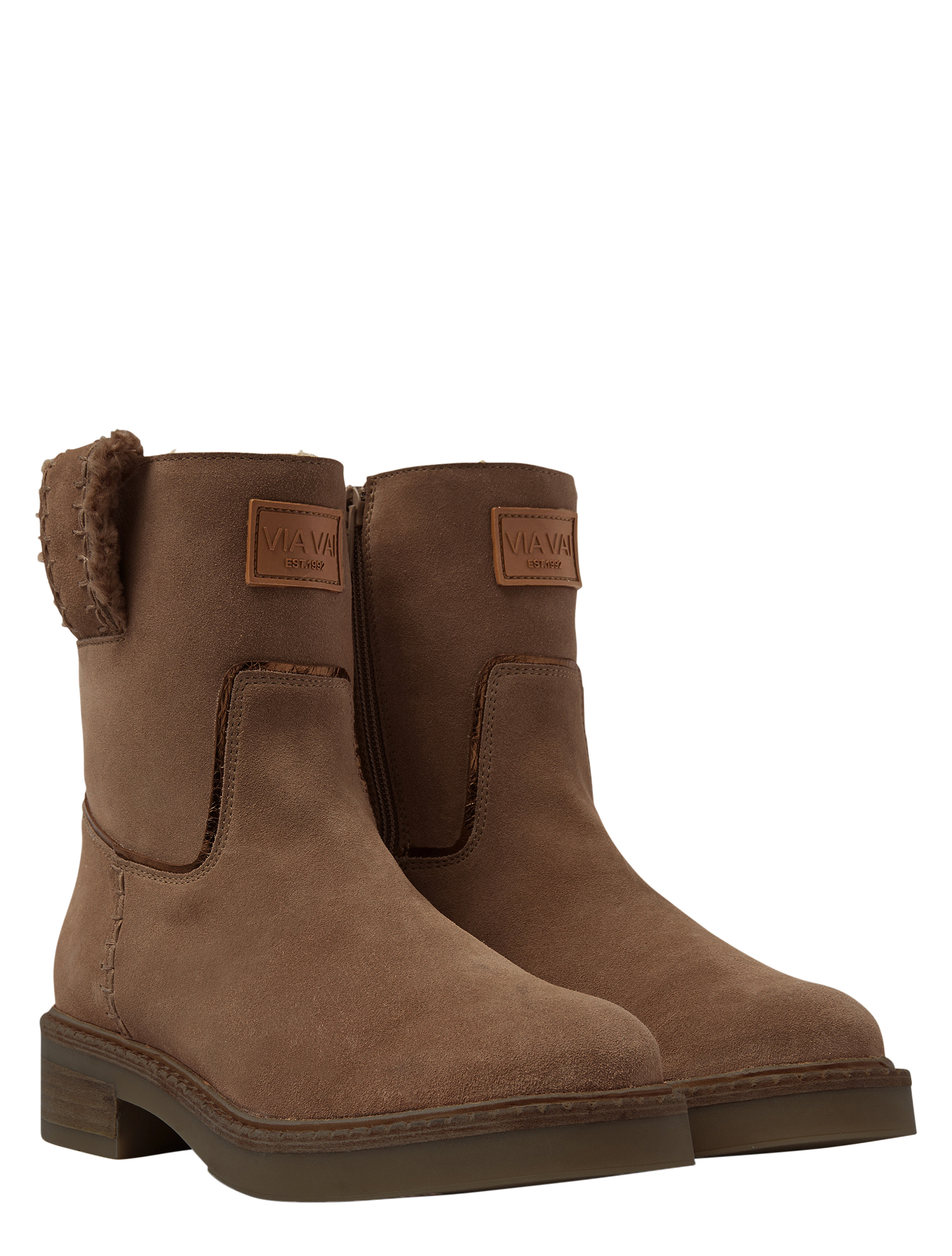 VIA VAI - 62172 Bellamy Yasmin 01-300 Brown - Dames - Boots - Enkellaarsjes - 47803_22_3