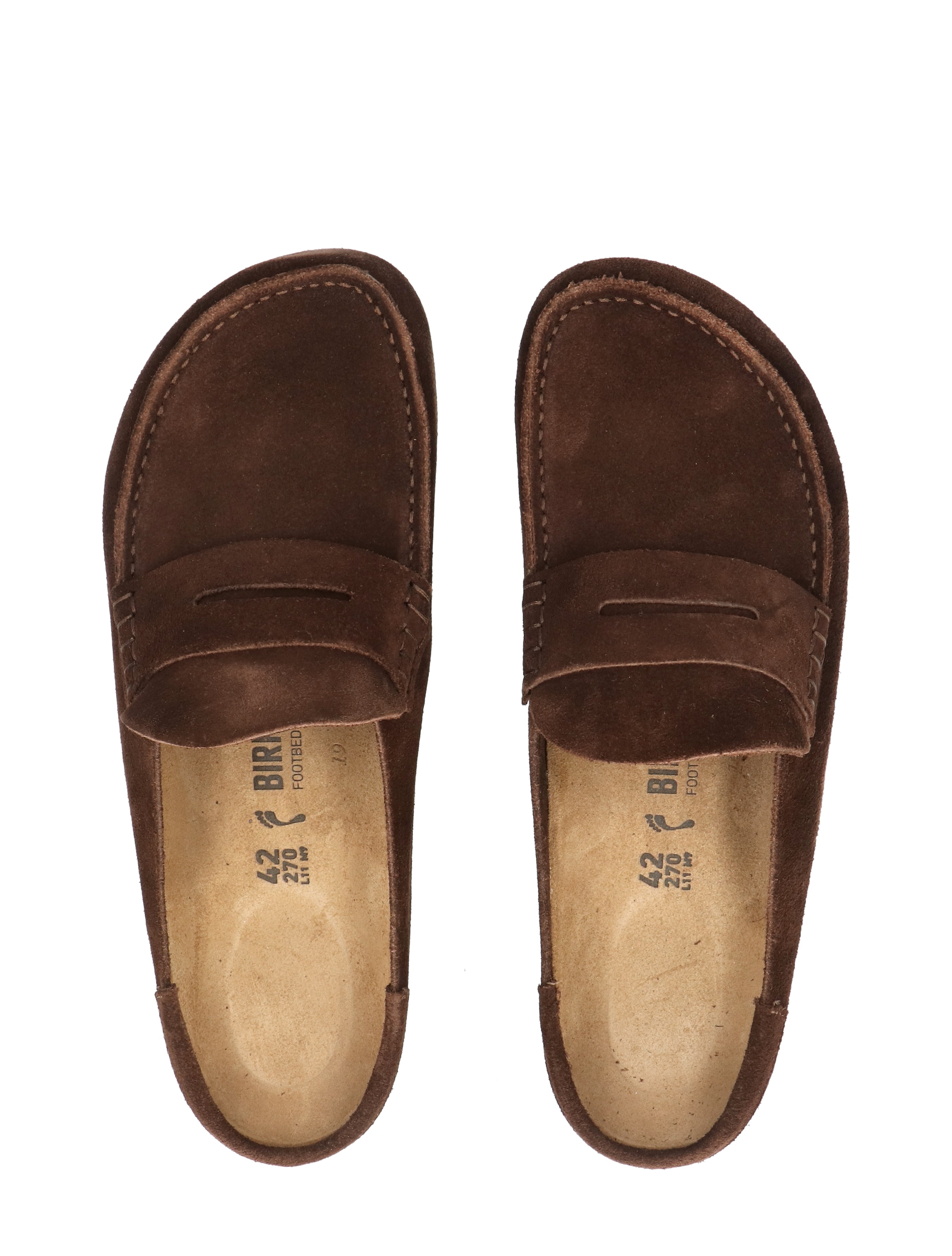 Birkenstock - Naples Wrapped Suede Suede Carafe Narrow - Heren - Loafers - 49877_22_7