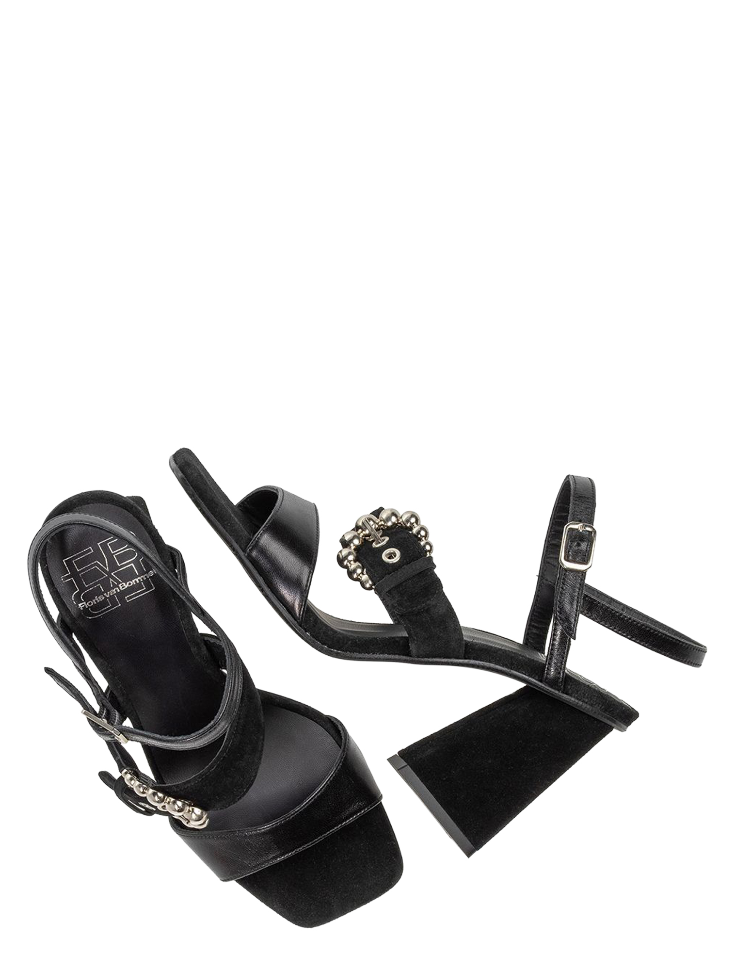 Floris van Bommel - Tahli 90082 01.02 Black - Dames - Sandalettes - Pumps - 51510_11_3