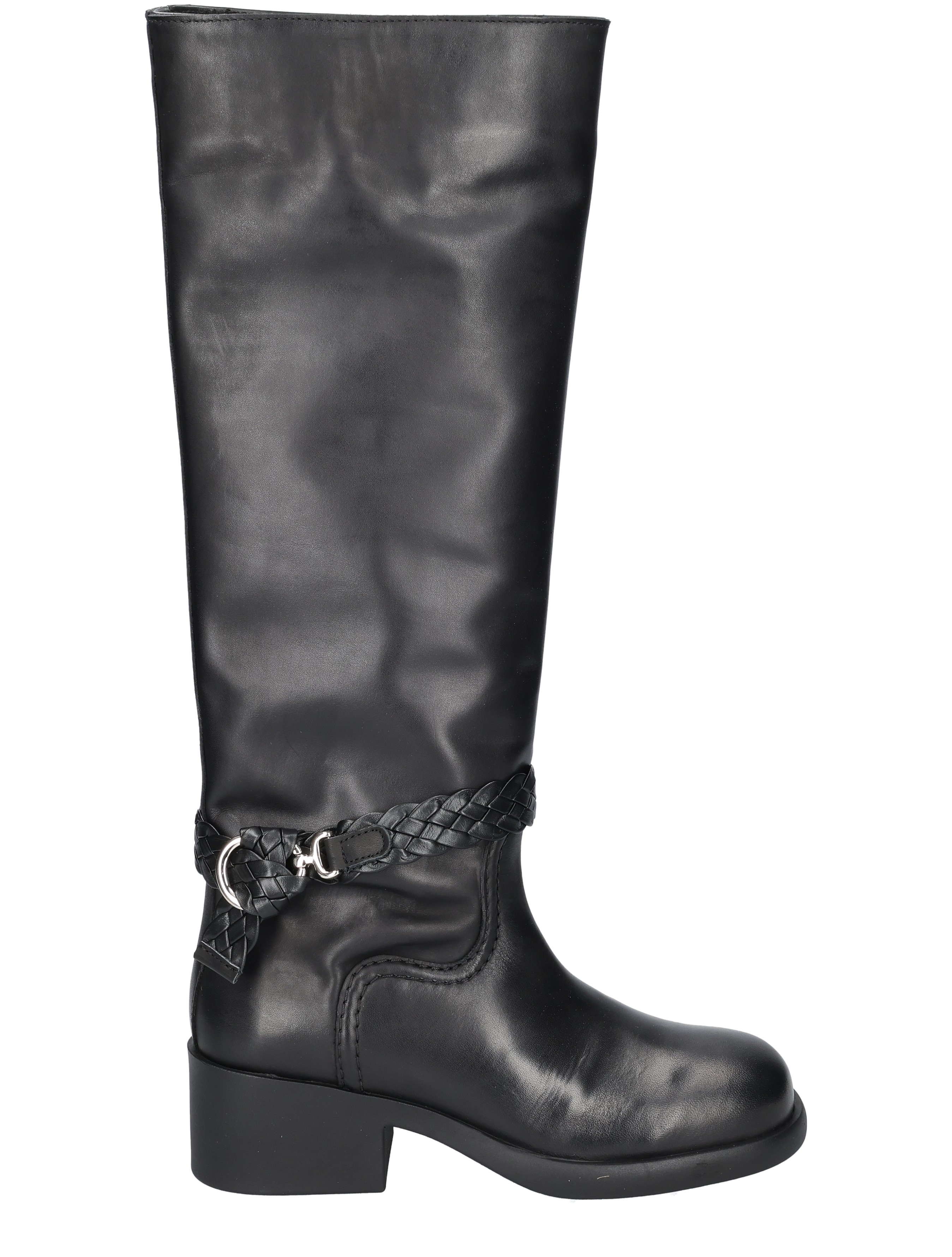 Nubikk - Lizzy Lynn 21100000 10L Black Leather - Boots - Dames - Lange Laarzen - 52439_11_1