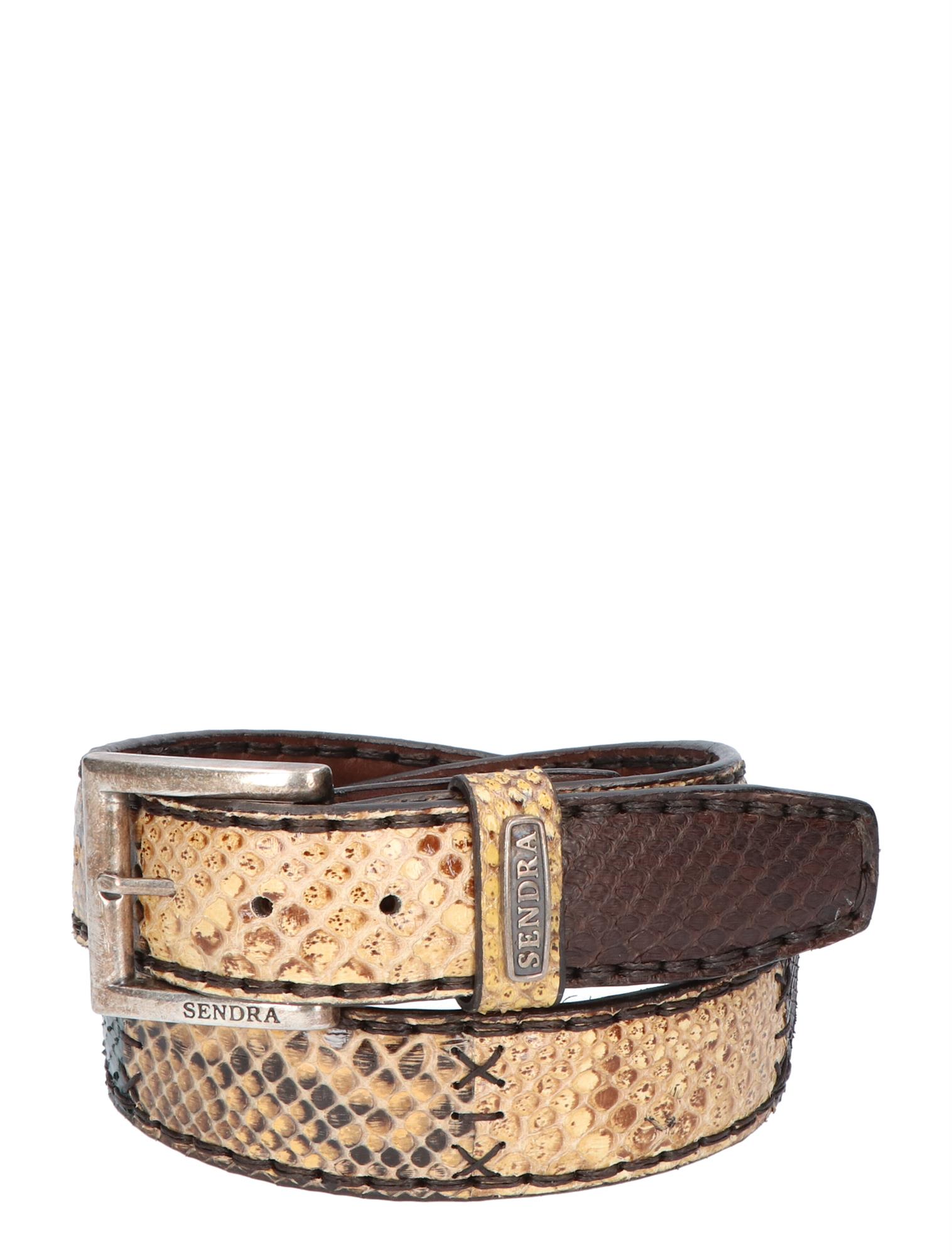 Sendra - 1075 Python Patchwork Marrone - Dames - Heren - Riemen - Riemen - 30685_22_1