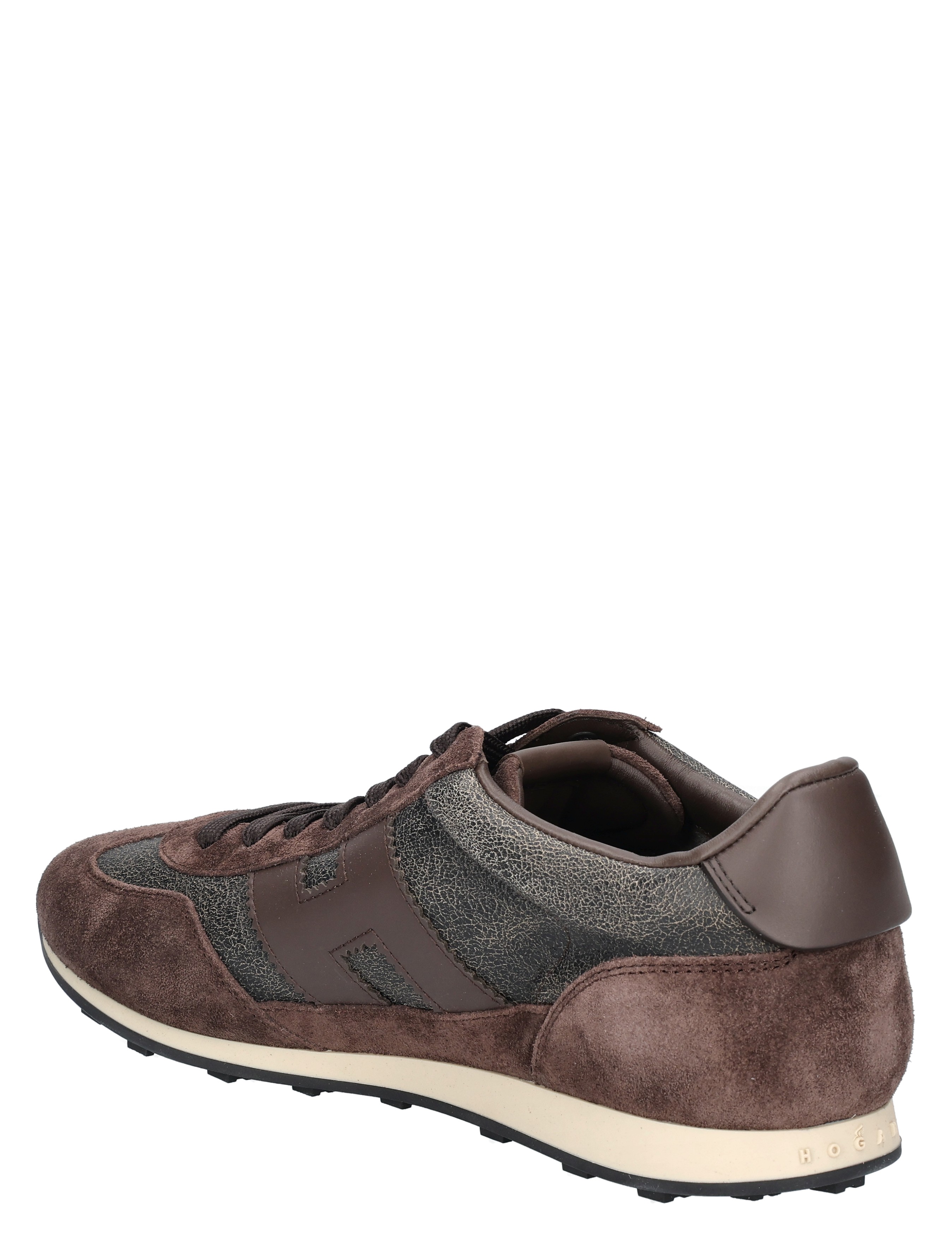 sneaker, bruine, suède, casual, luxe