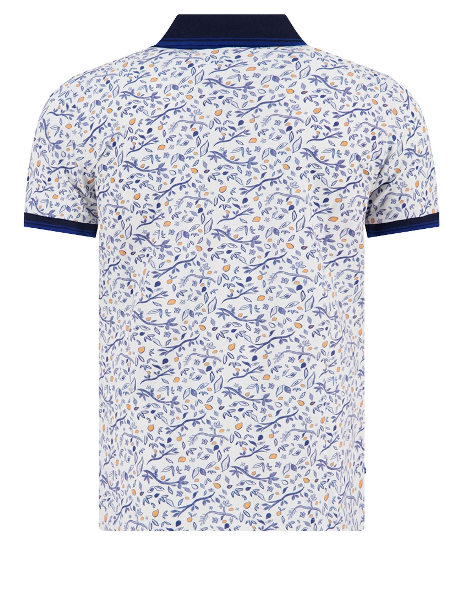 A Fish Named Fred - Polo Citrus 071 Multicolor Blue - Heren - T-Shirts & Polos - 51193_38_2