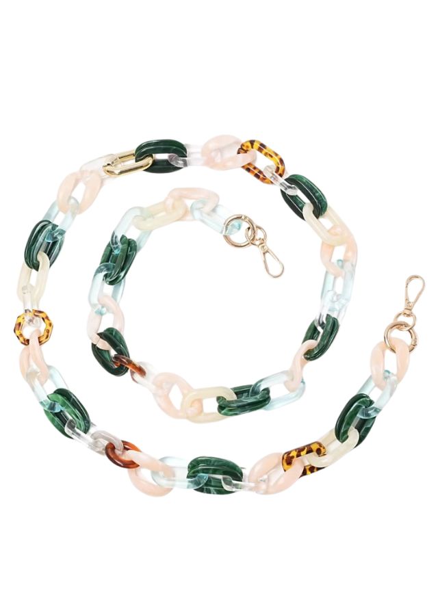 Medusa Phone Chain Green