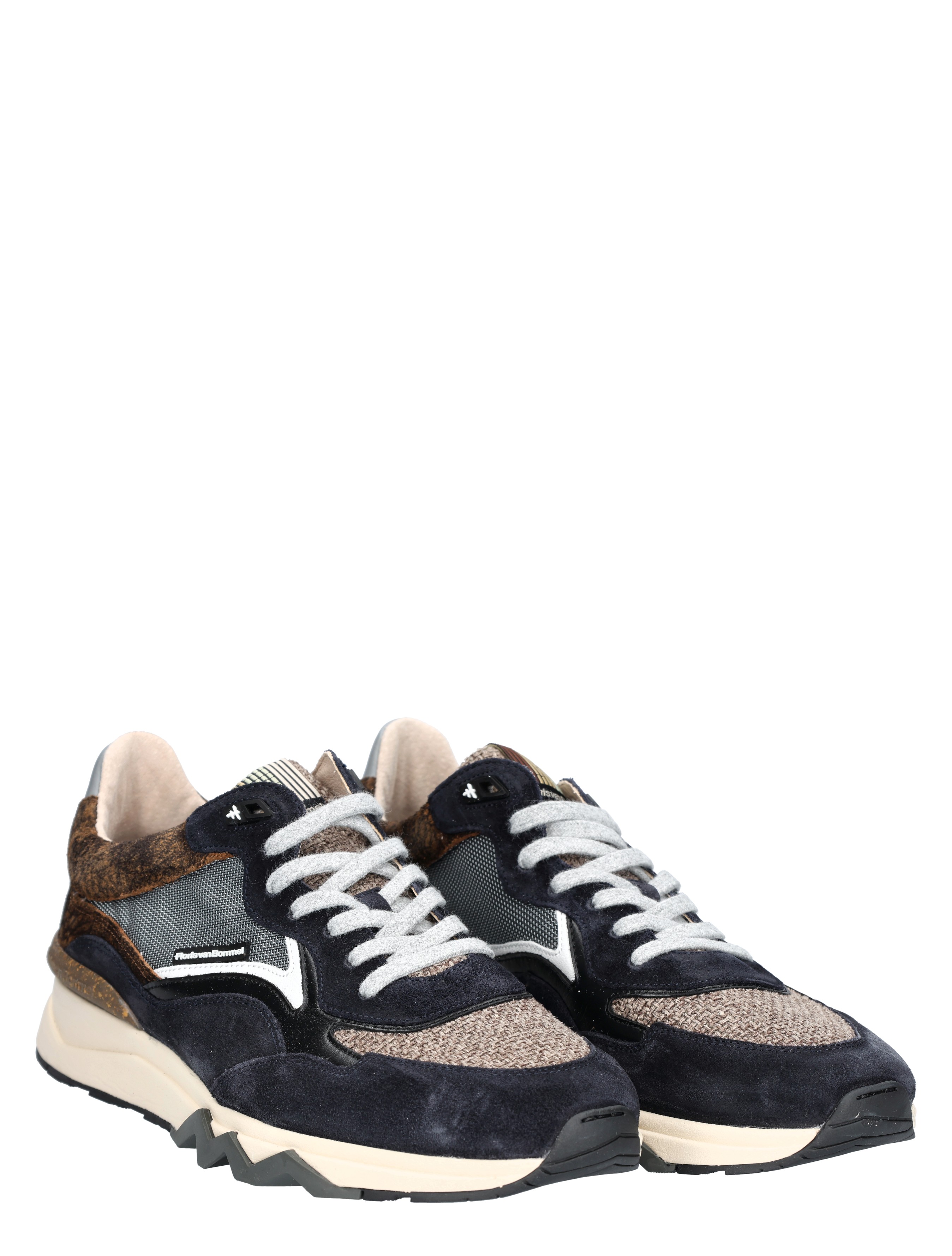 Floris van Bommel - De Zager SFM-10178 41-01 Dark Blue G+ Wijdte - Heren - Lage Sneakers - Sneakers - 49303_32_5