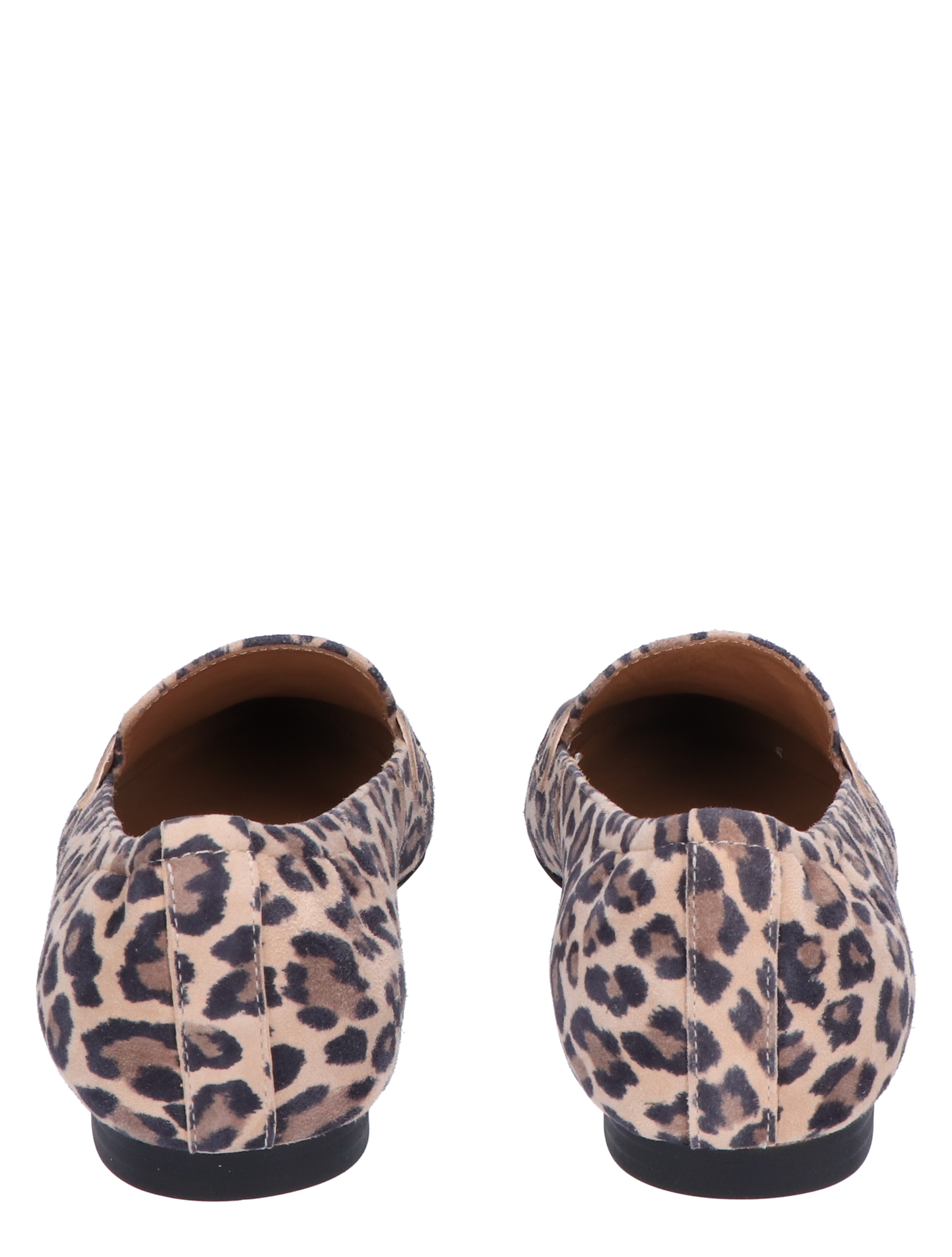 Di Lauro - Tera Beige Black Leopard Suede - Dames - Loafers - 47561_71_6