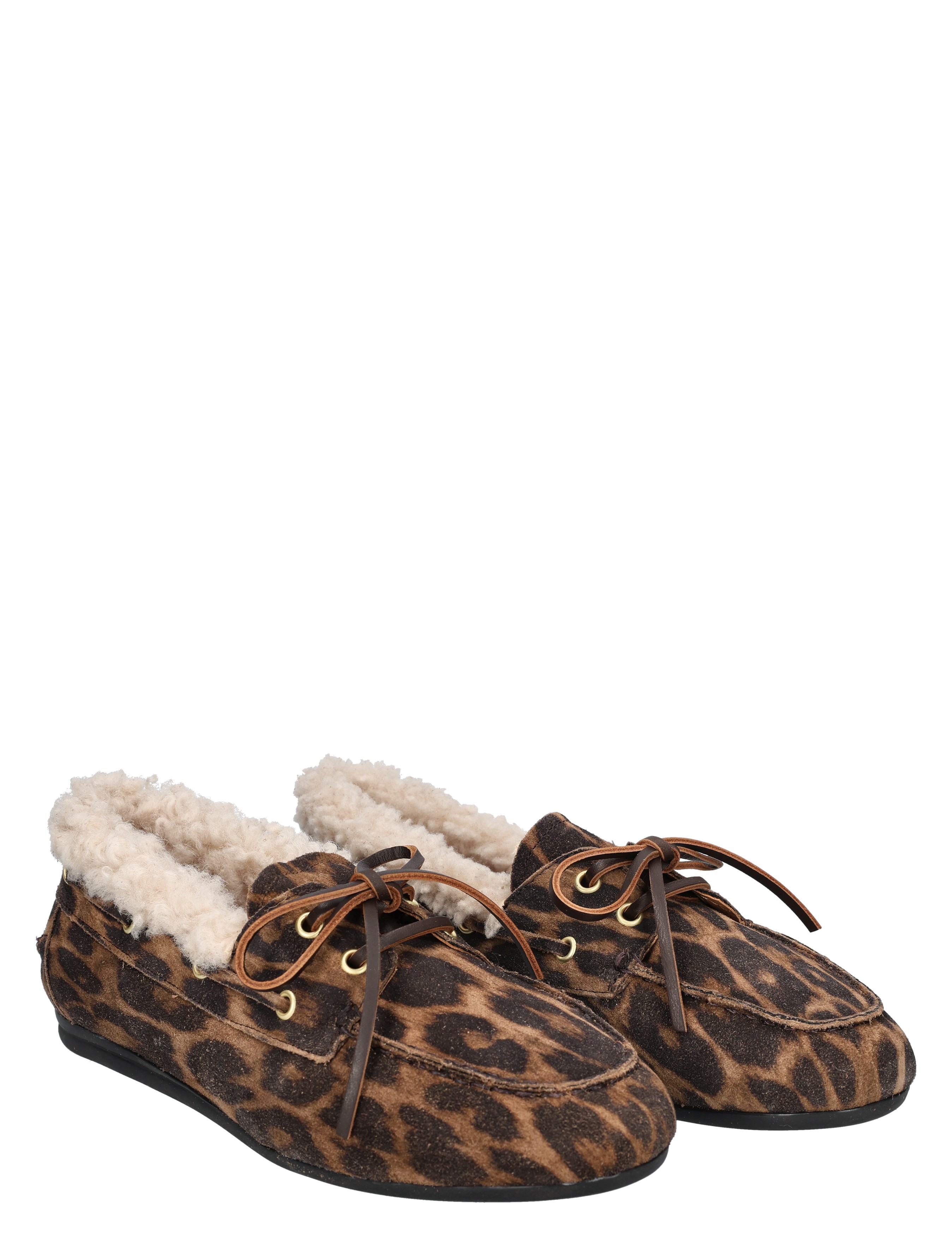 leopard, leer, schoenen, bontvoering, vachtvoering
