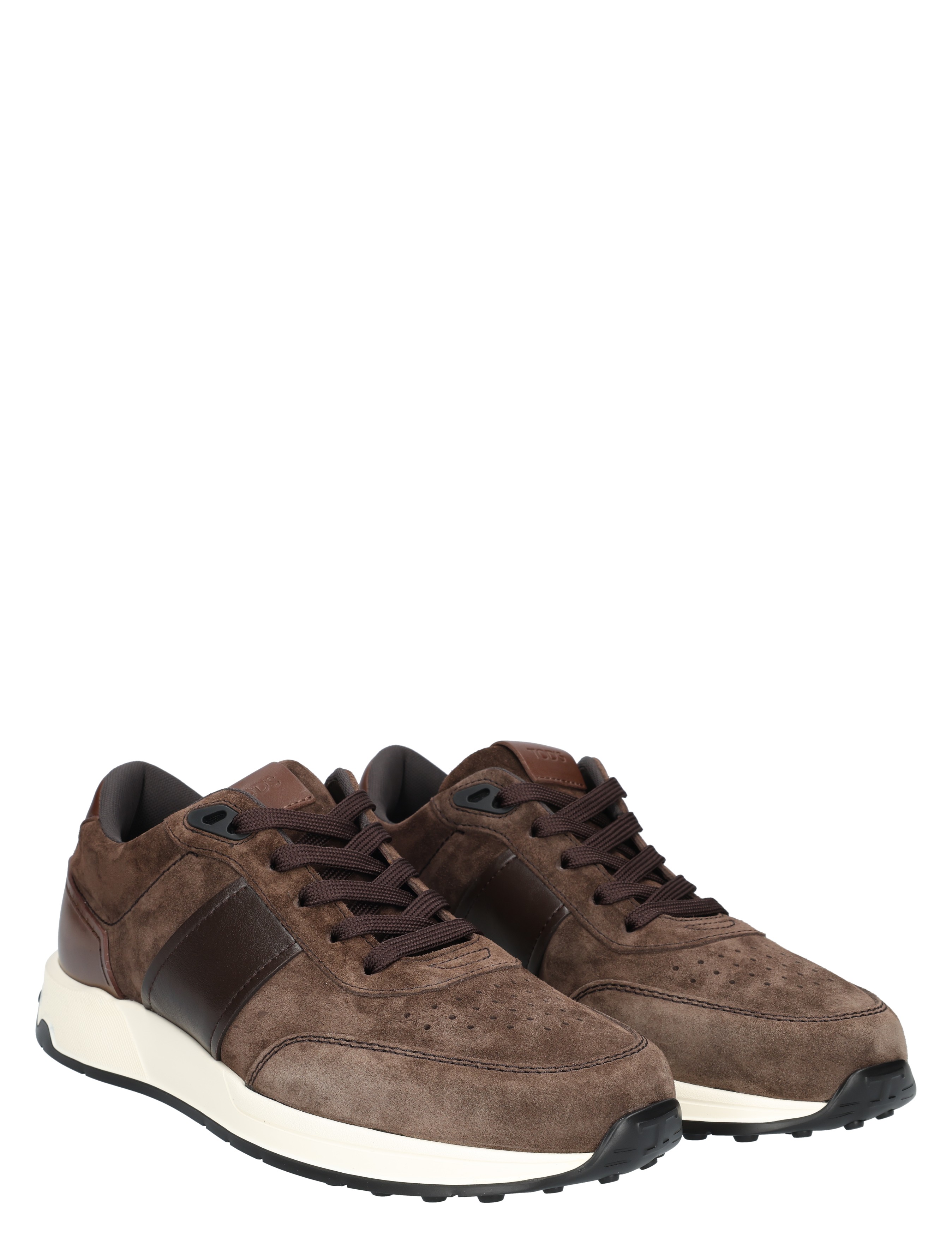 Tods - Sneakers in Suede SOB RD15 Brown - Heren - Lage Sneakers - Sneakers - 48236_22_5