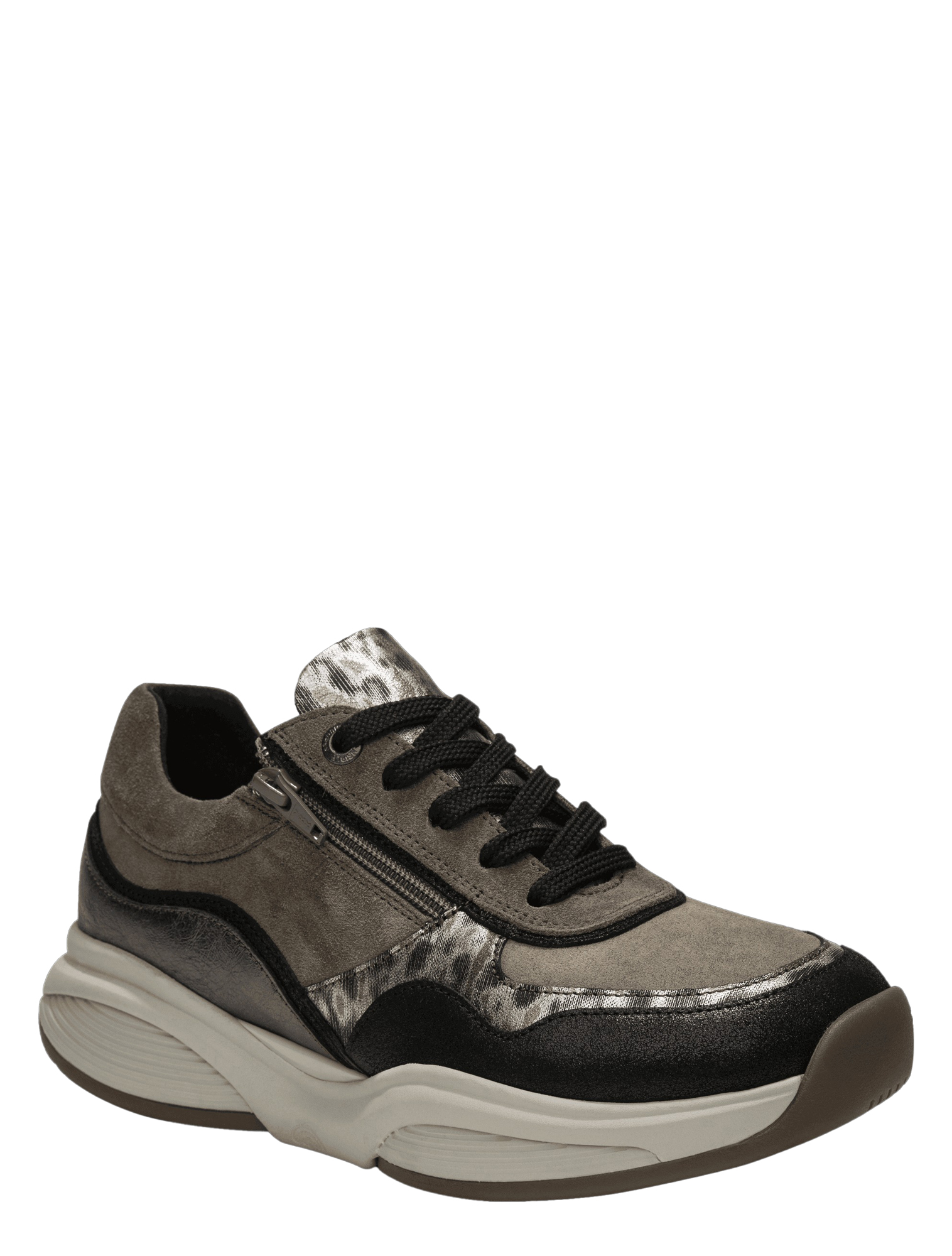 Xsensible - 30085.2 040 Black Combi H-Wijdte - Dames - Veterschoenen - Casual Veterschoenen - 50487_11_3