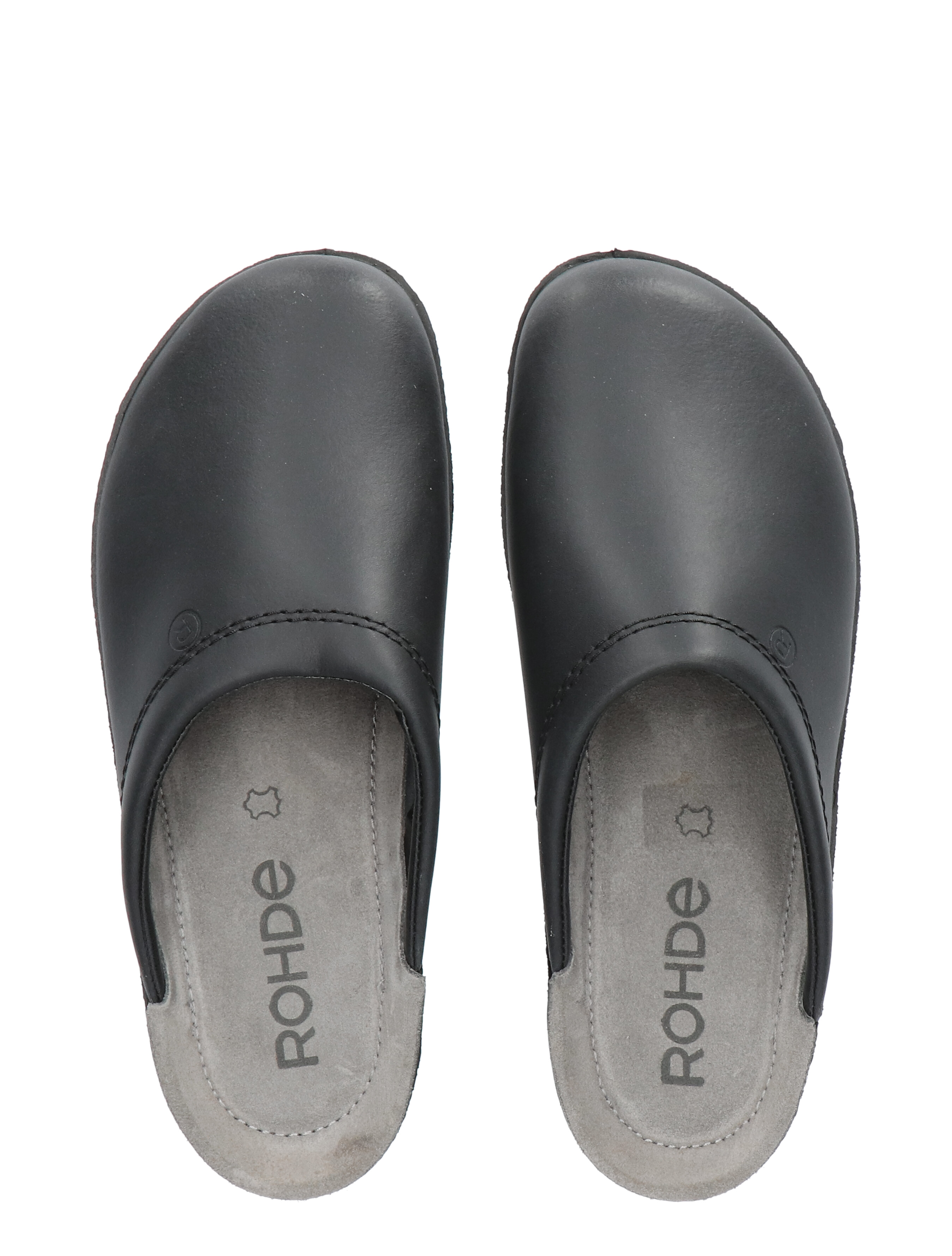 Rohde - 1515 Black G+ Wijdte - Heren - Pantoffels - 36476_11_5