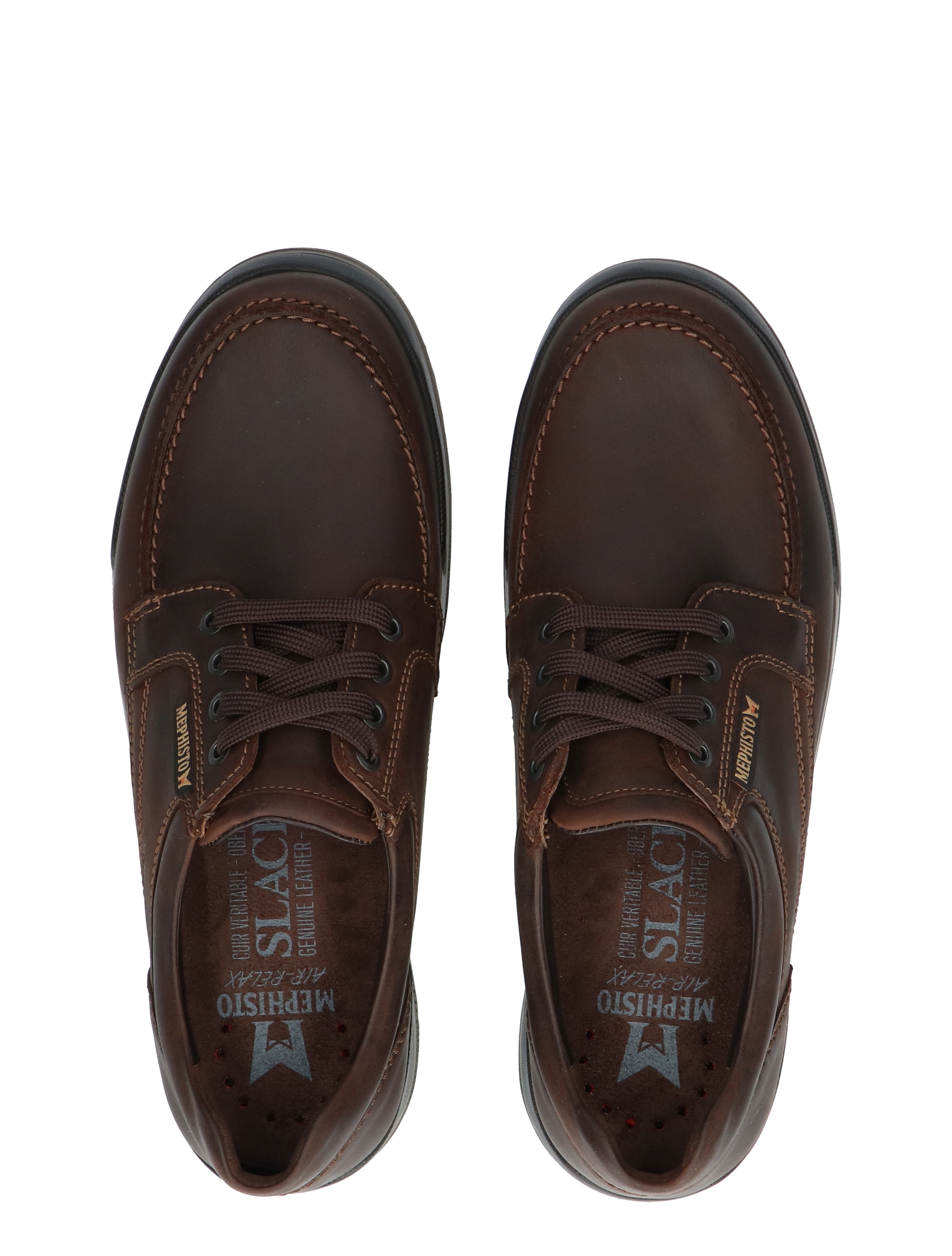 Mephisto - Charles Grizzly Dark Brown G-Wijdte - Heren - Veterschoenen - Casual Veterschoenen - 12231_22_6