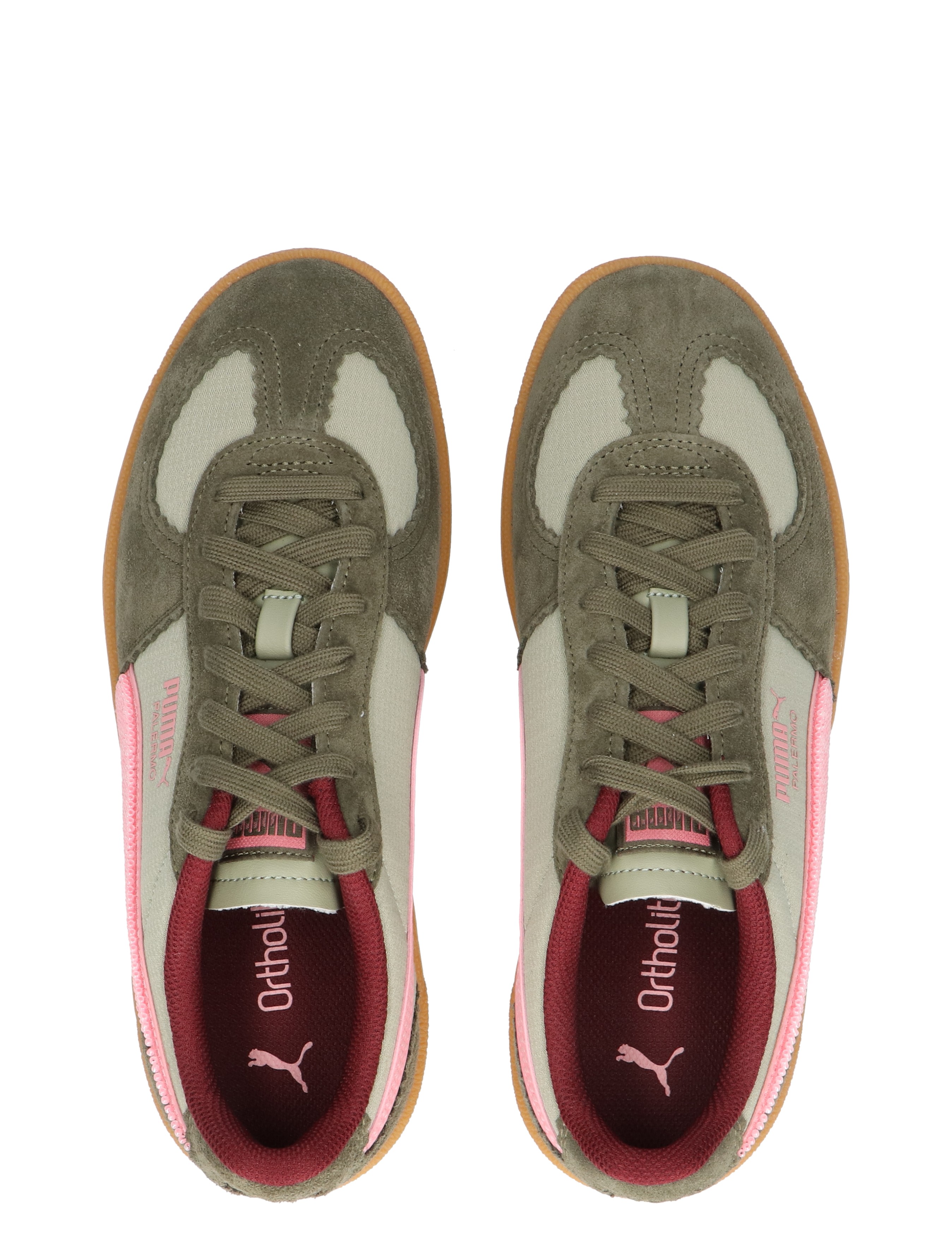 Puma - Palermo Gentle Meld 402571 02 Army Caramel - Sneakers - Dames - Lage Sneakers - 48074_66_7