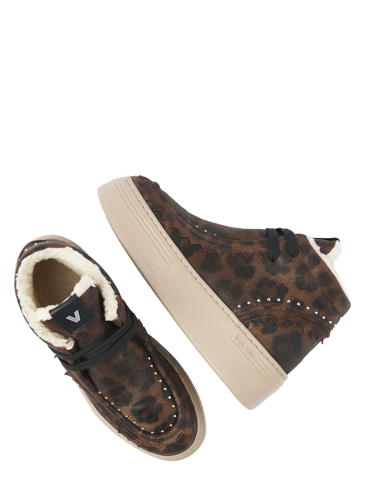 VIA VAI - Isa Callum 62337 01-1301 Brown - Sneakers - Dames - Lage Sneakers - 50076_22_4