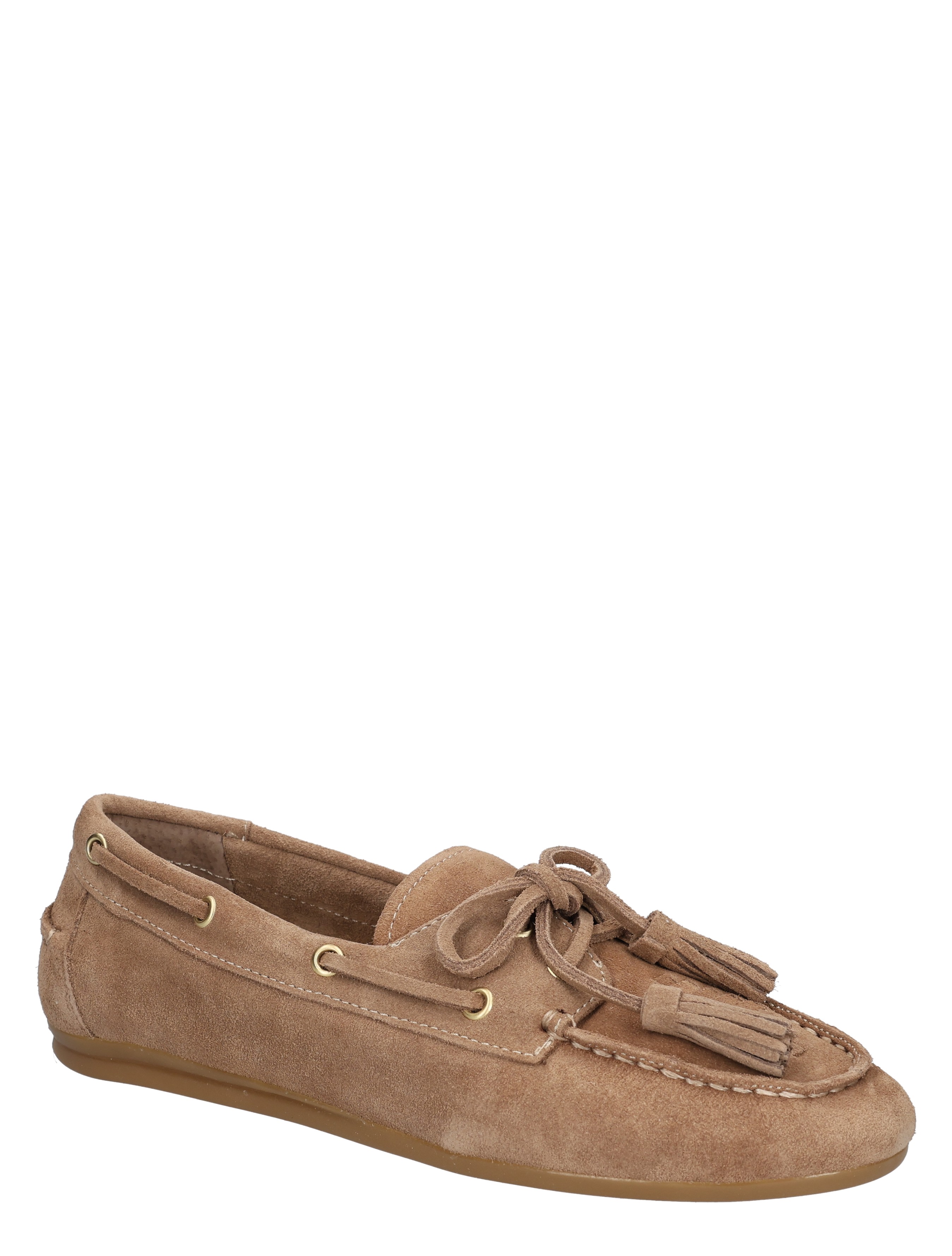 Toral Shoes - Shima Suede Moccasin Beige Gold - Dames - Loafers - 49646_77_3