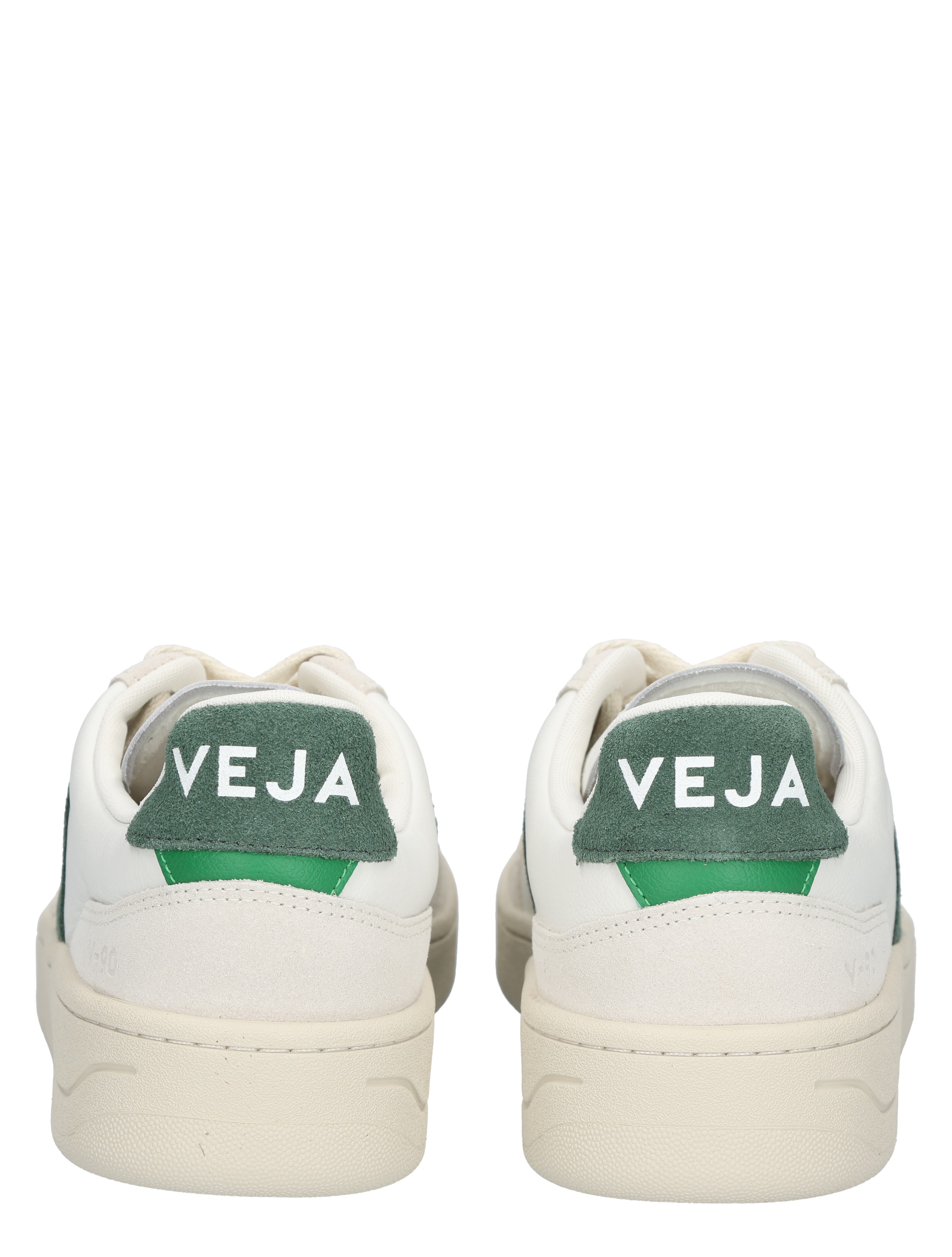 Veja - V-90 Men Leather VD2003384 Extra White Cypres - Heren - Lage Sneakers - Sneakers - 48204_86_6