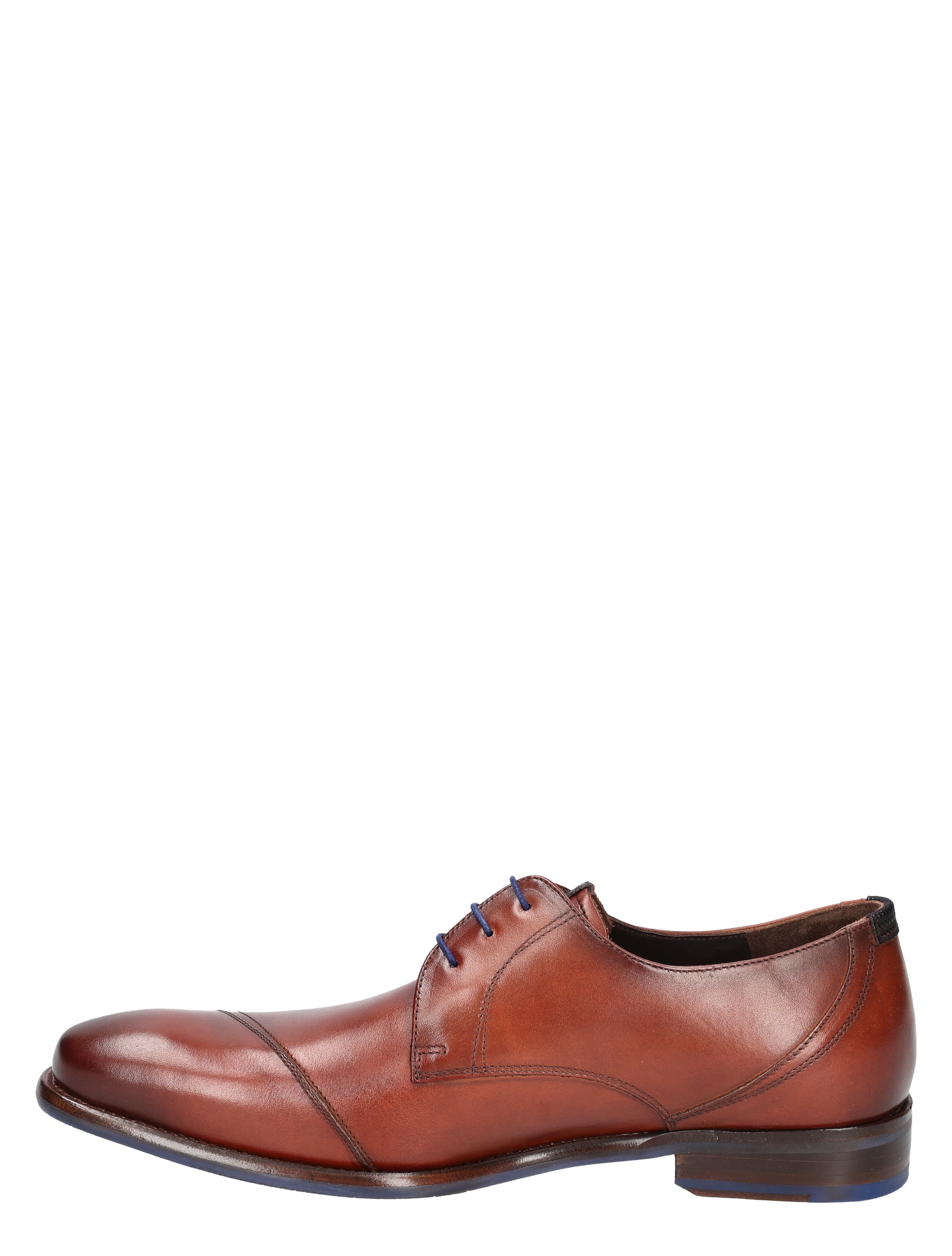 Floris van Bommel - De Stijler SFM-30173 07.00 Dark Cognac H-Wijdte - Heren - Veterschoenen - Nette Veterschoenen - 33807_22_2