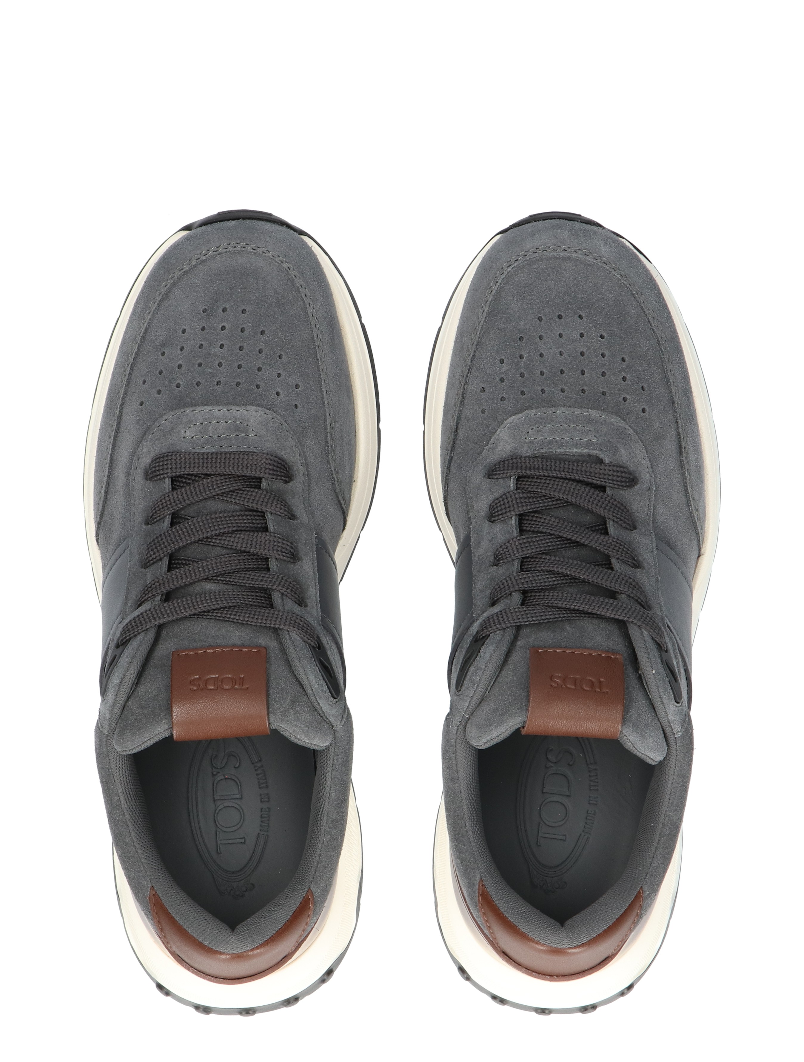 Tods - Sneakers in Suede IRA RD13 Grey - Heren - Lage Sneakers - Sneakers - 48236_99_7
