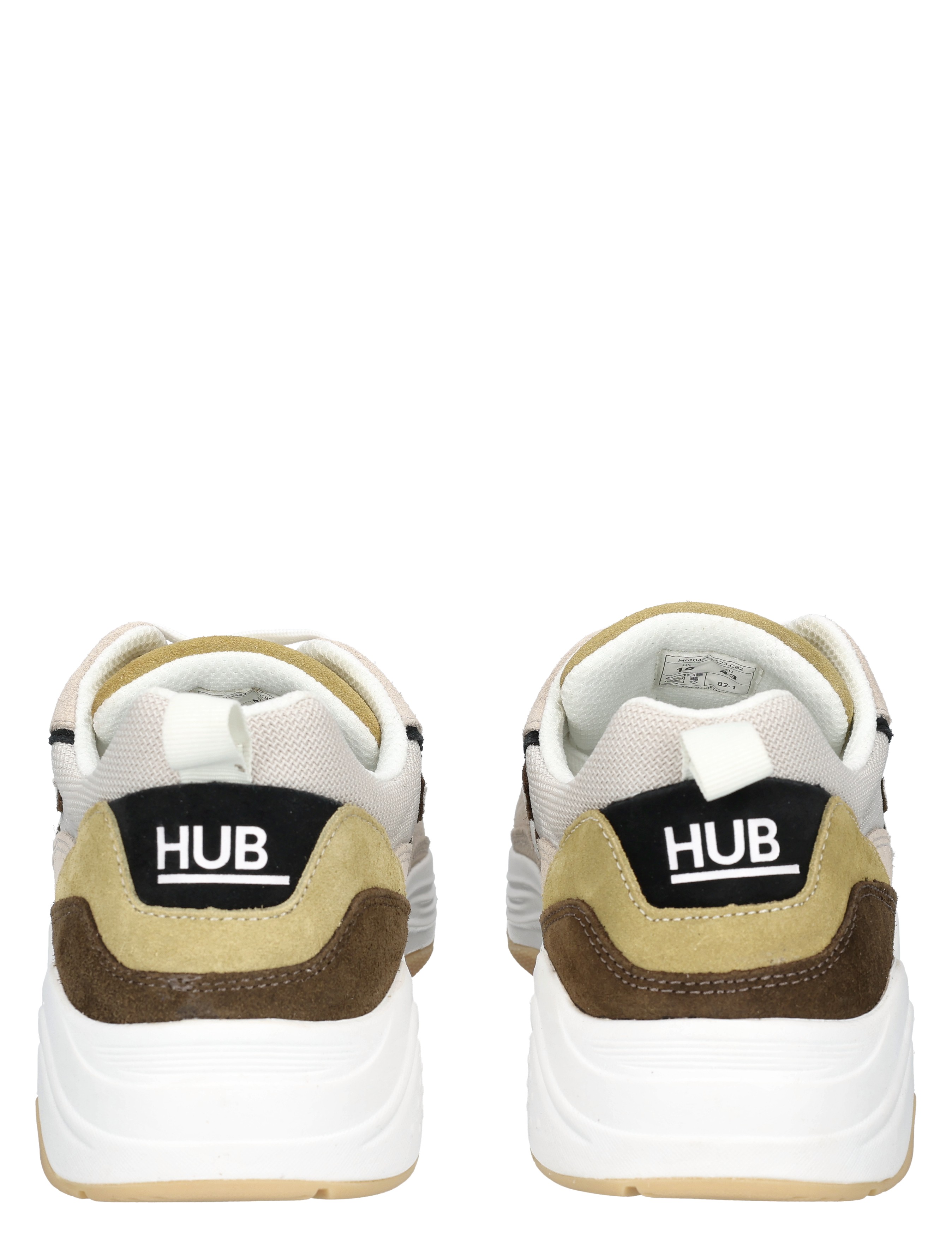 Hub Footwear - Glide M6104A43-S23 C82 Bone White Da - Heren - Lage Sneakers - Sneakers - 49985_77_6