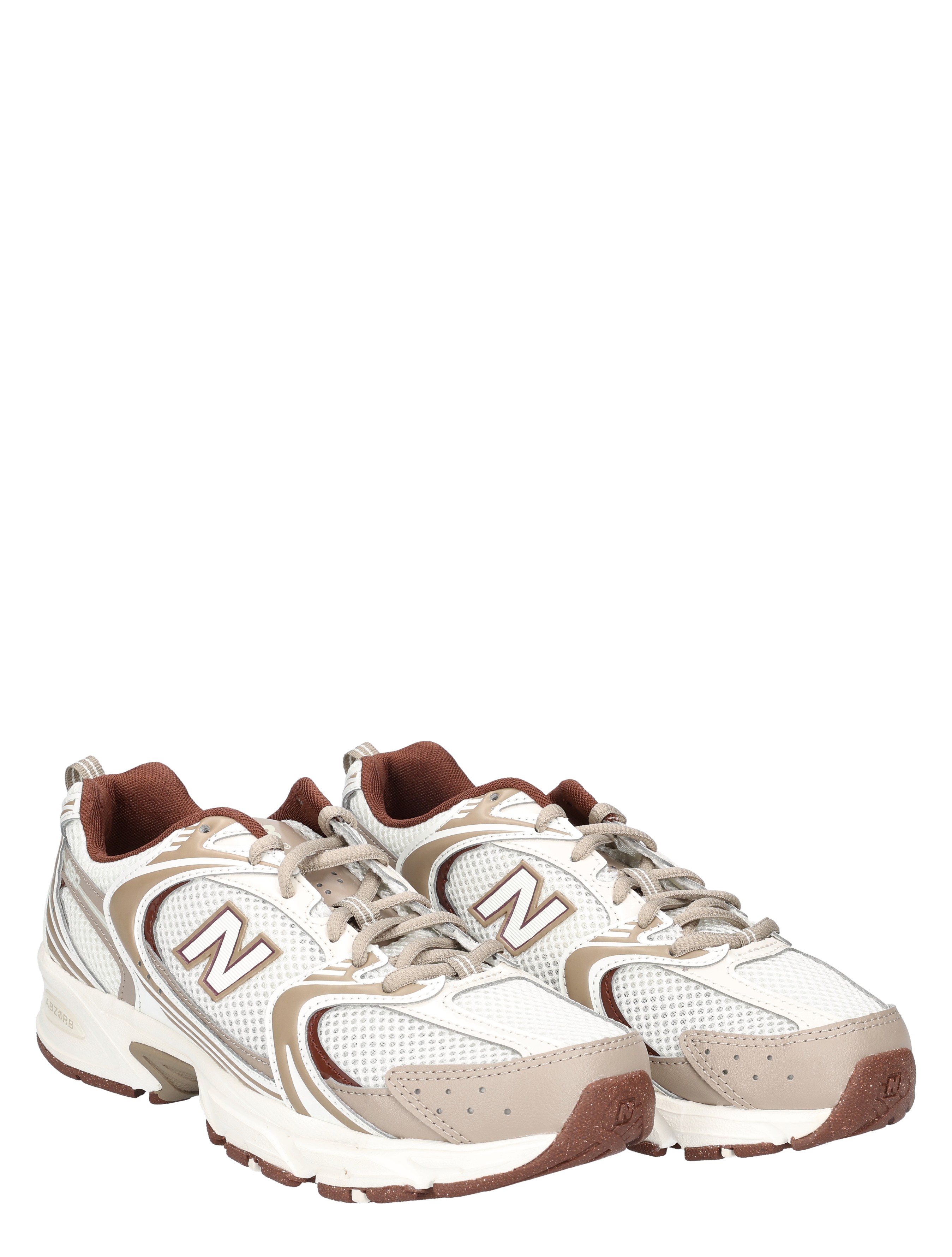 sneakers, running shoes, mesh, white, beige