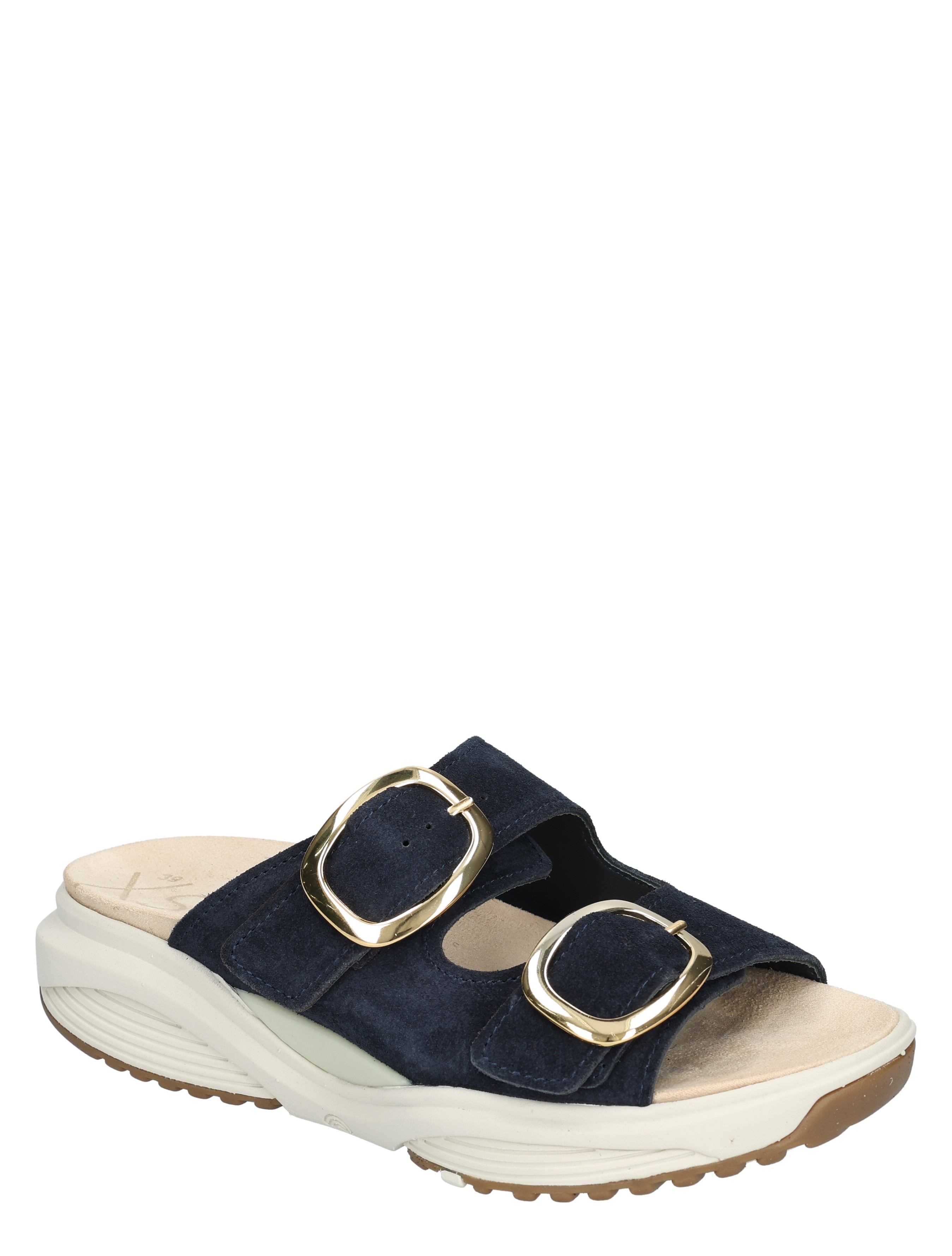 Xsensible - 30322.5 Mykonos 220 Navy H-Wijdte - Dames - Slippers - 50414_33_3