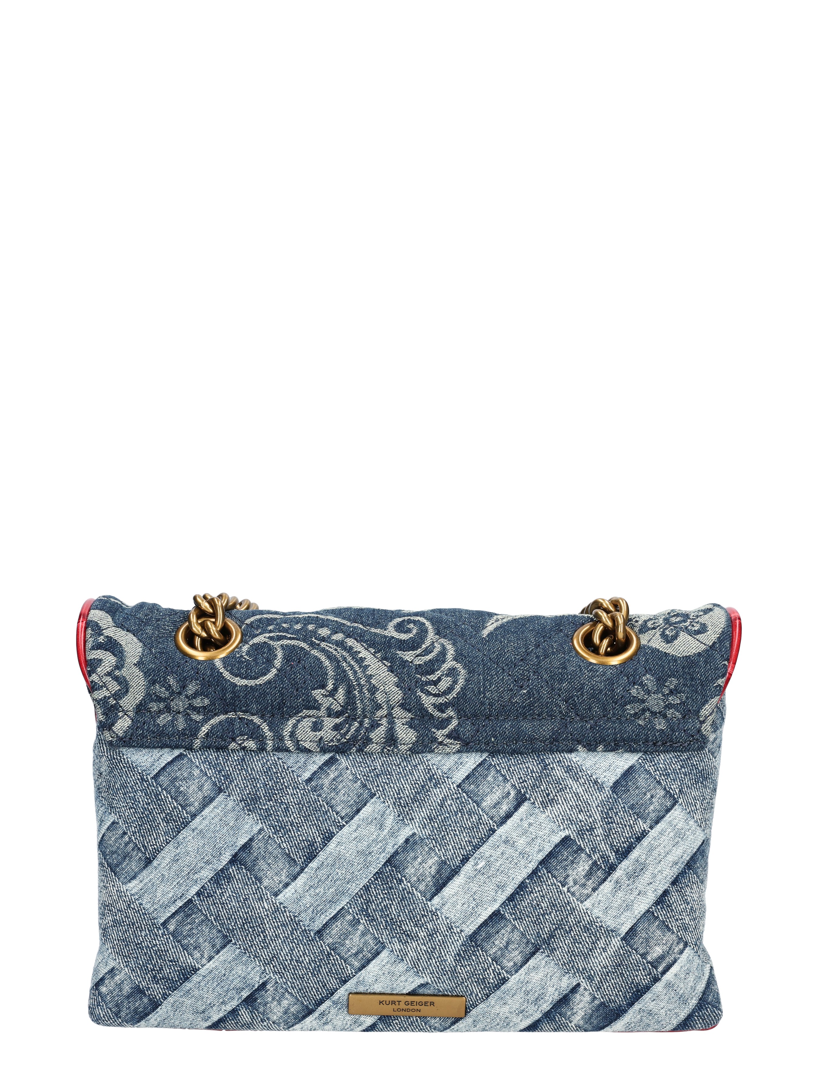 Kurt Geiger - Kensinton Bag Denim Denim - Dames - Schoudertassen - 47980_33_2