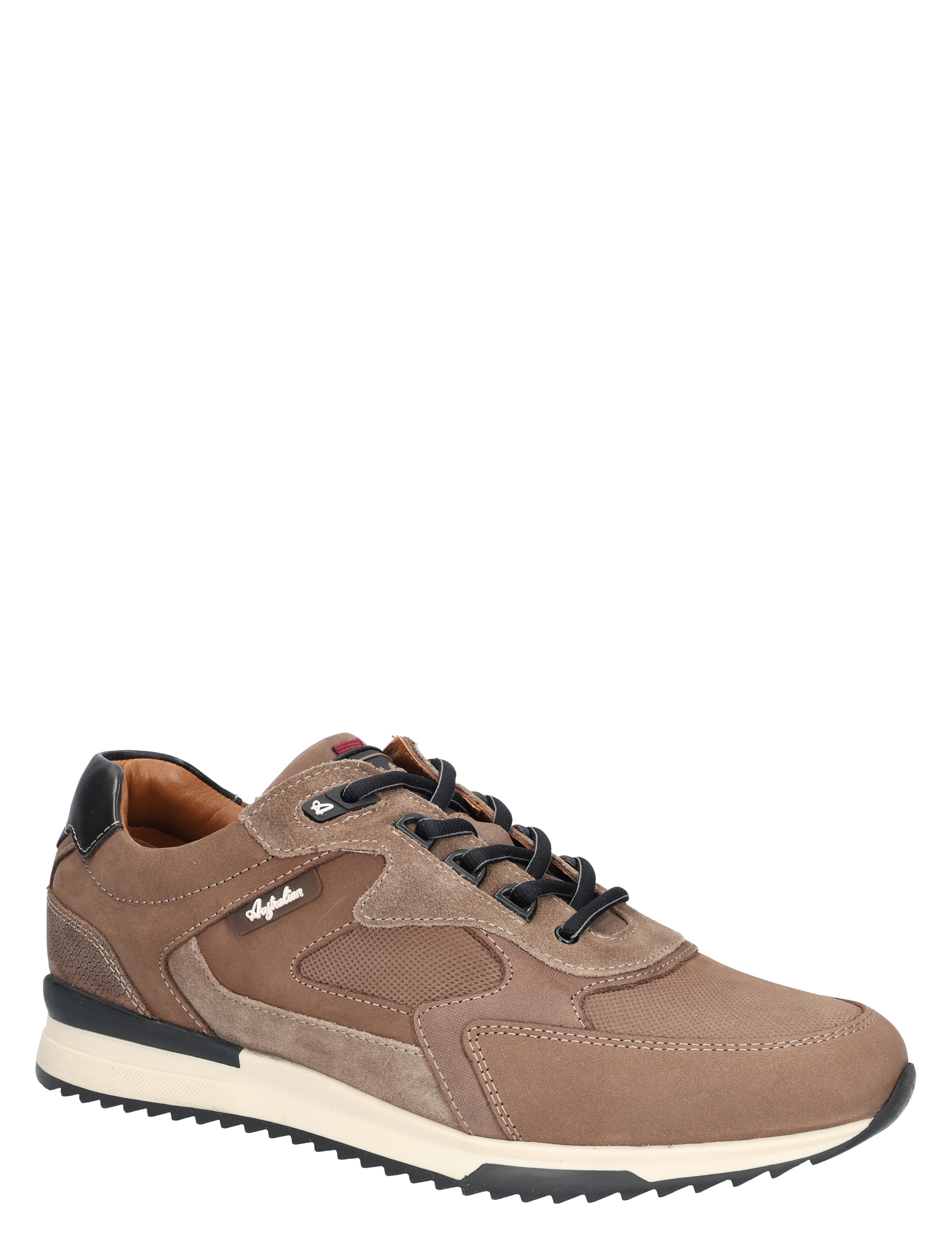 Australian - Bakersfield Taupe Brown Black - Heren - Veterschoenen - Casual Veterschoenen - 48945_22_3