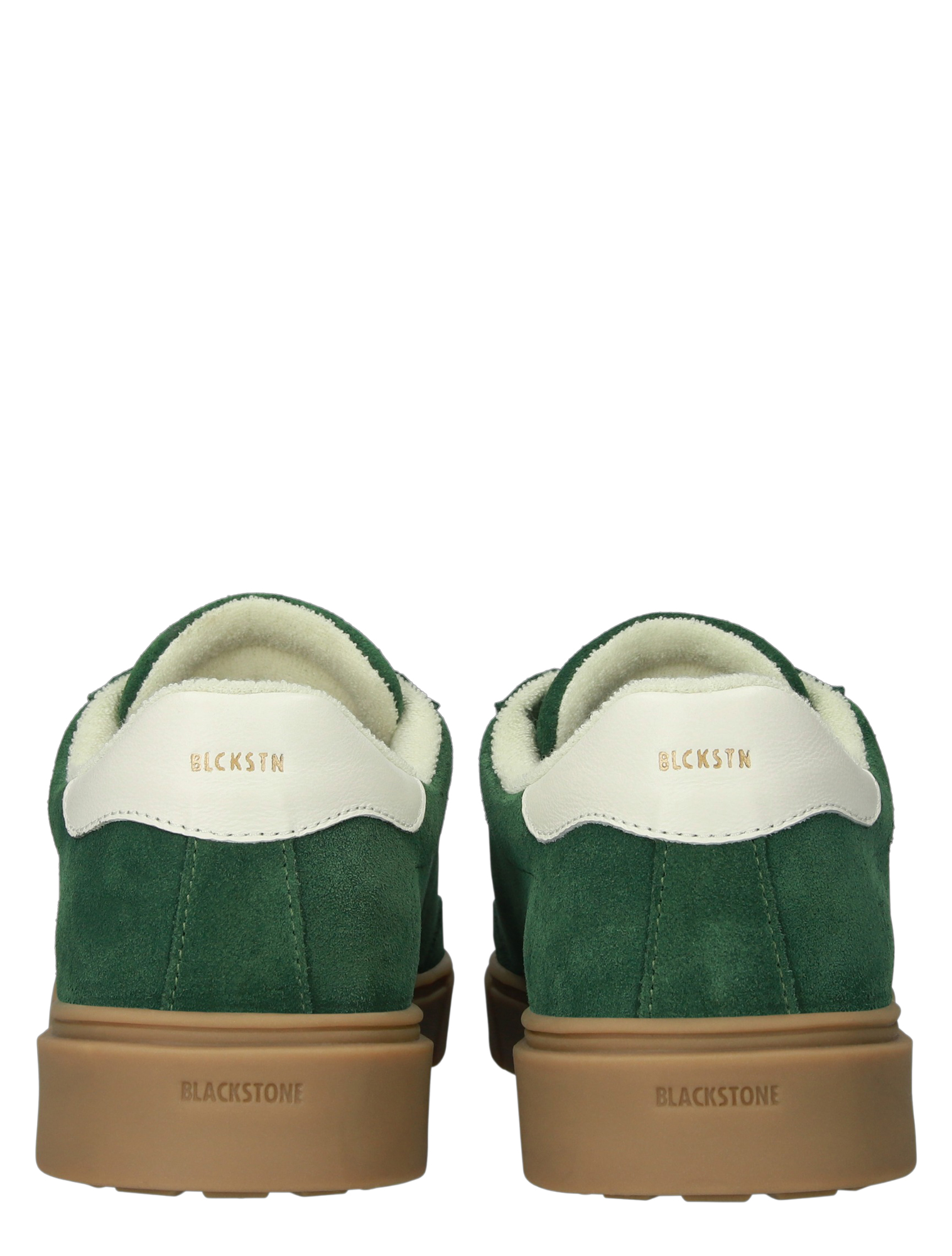 groene schoenen, suede, veterschoen, laag profielzool, cachet merkloos