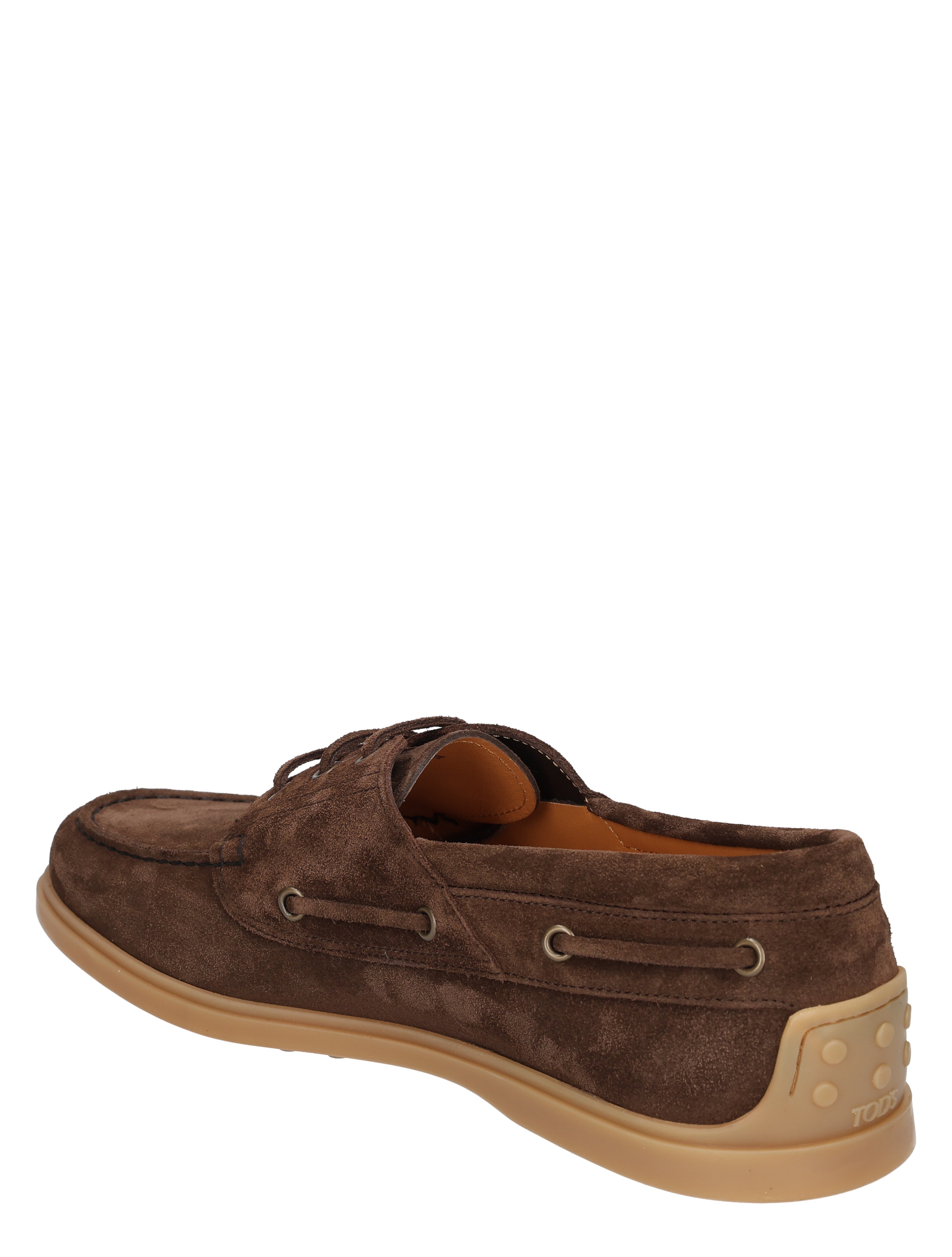 Tods - Boat Shoe in Suede S611 Brown - Heren - Loafers - 49667_22_4
