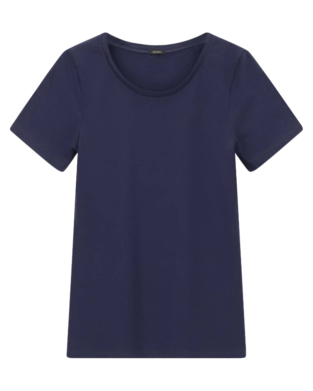 Oroblu - Perfect Line Short Sleeve 5245 Blue - Dames - Tops - 41880_33_1