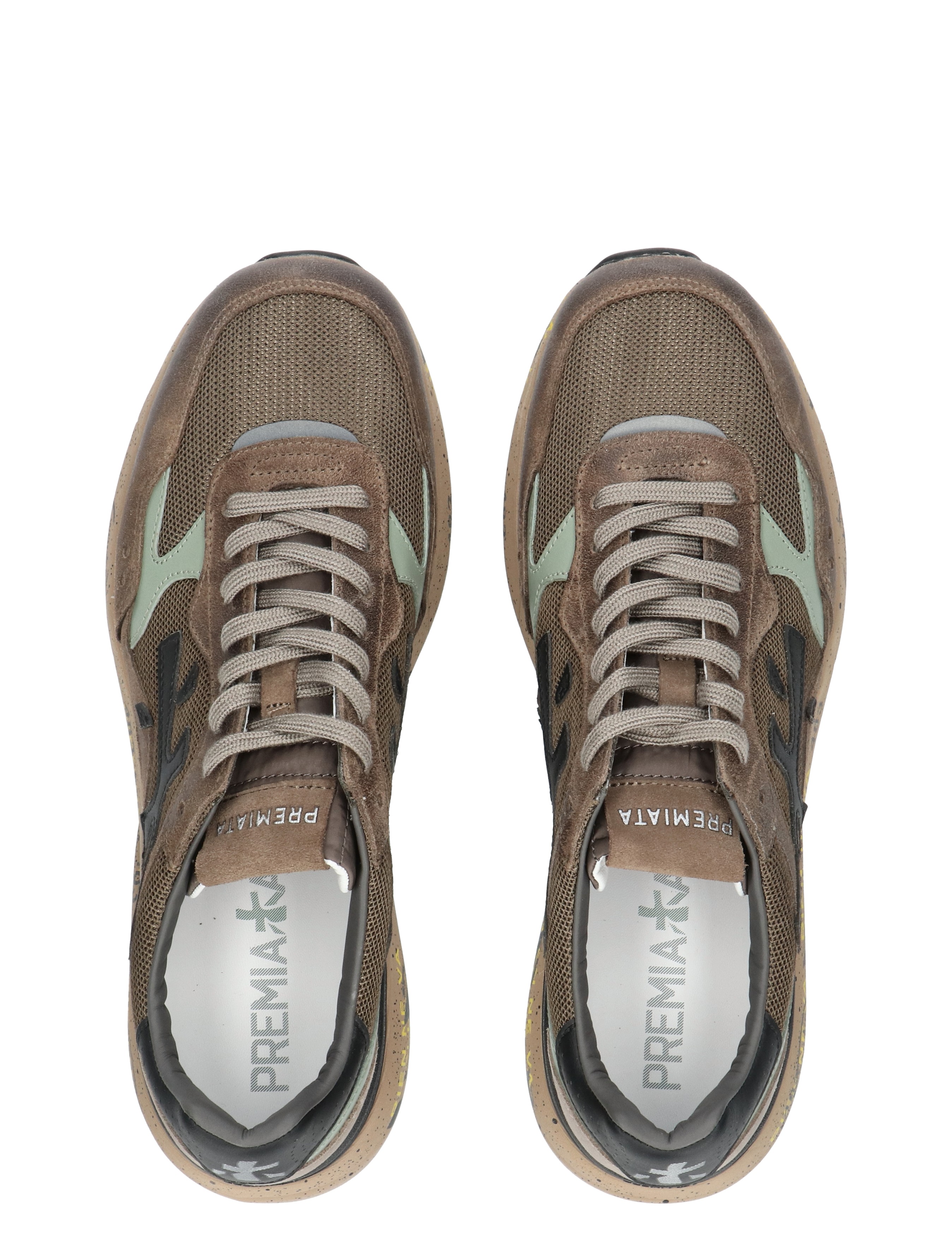 sneakers, brown, mesh, laces, canvas