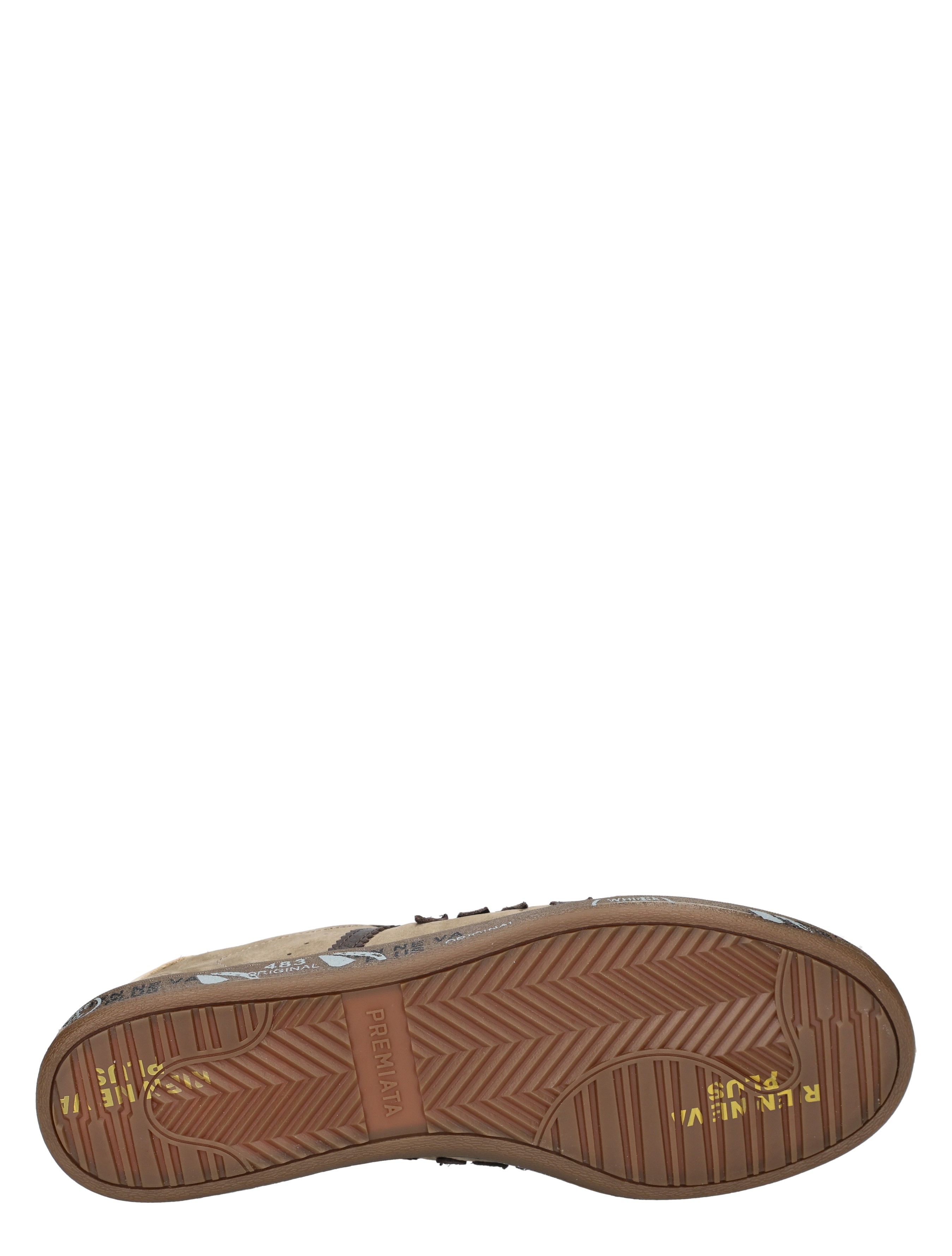 sneaker, bruine zool, zool, rubberzool, sole met patroon